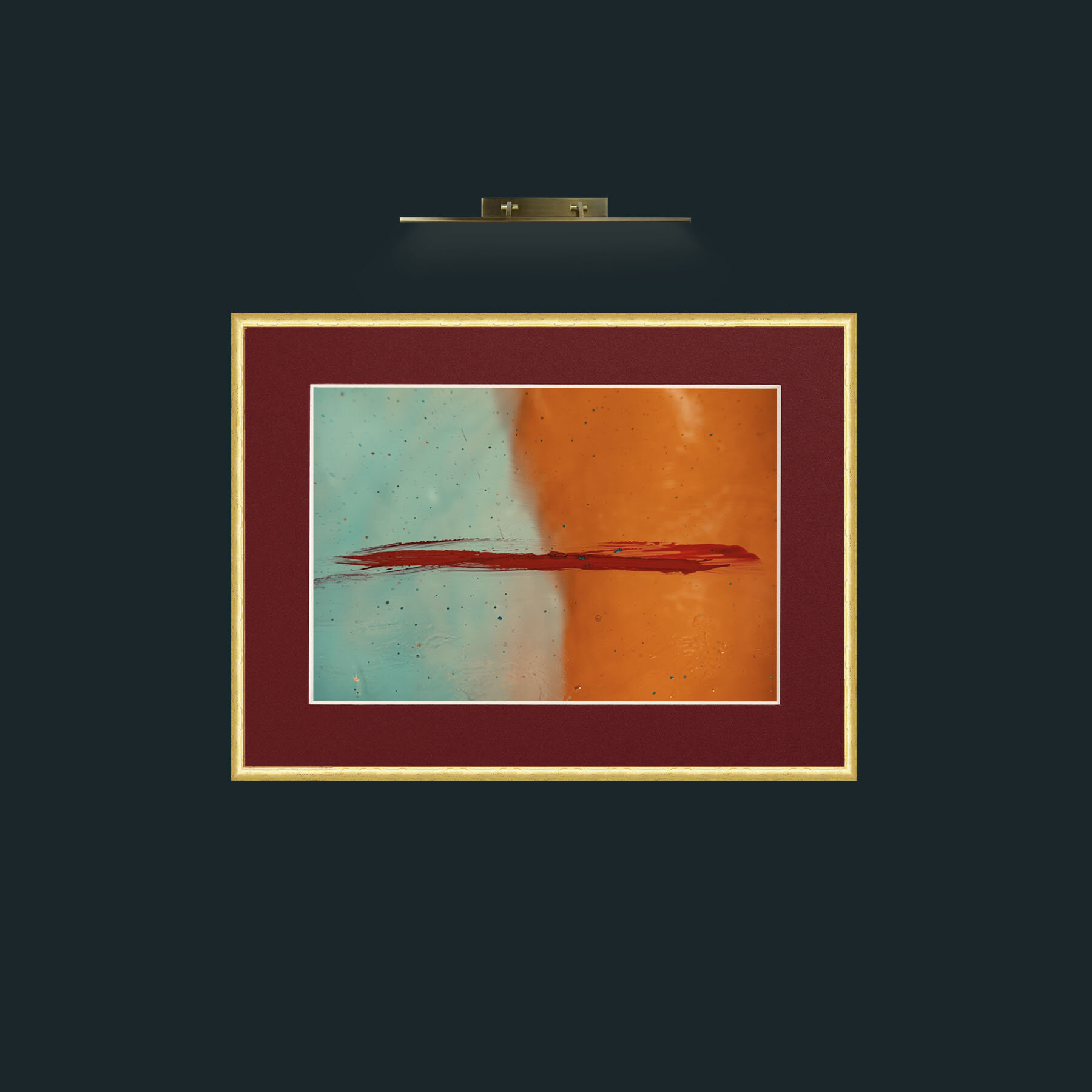 Art-Werdan-Frame-3RoundedGilt-Mount-4Red.jpg