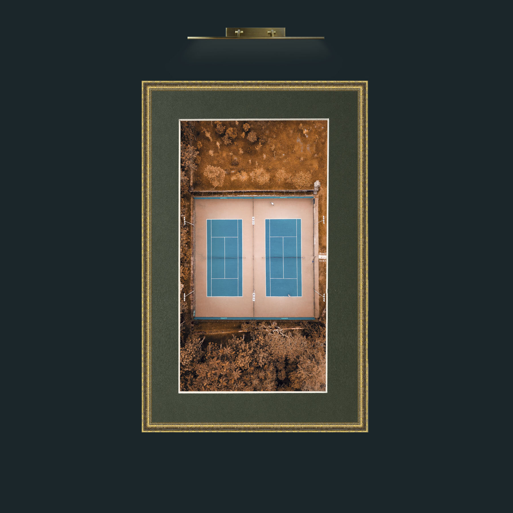 Art-Window to the Court.jpg-Frame-1GiltTextured-Mount-2Green.jpg