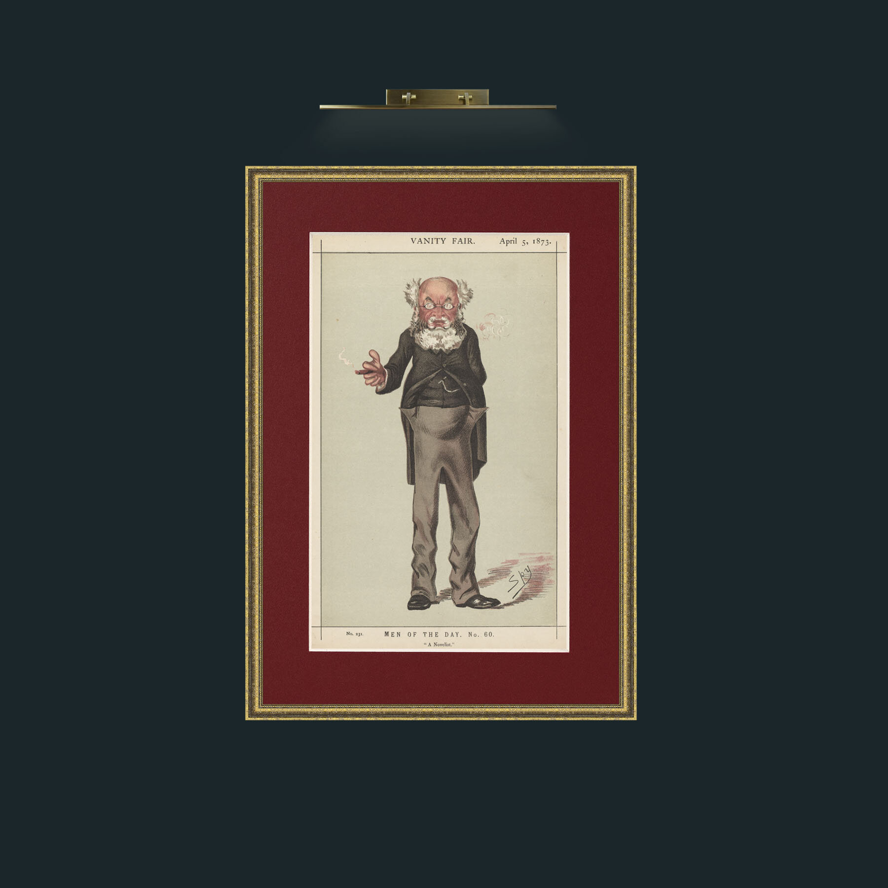 Art-A Novalist.jpg-Frame-1GiltTextured-Mount-4Red.jpg