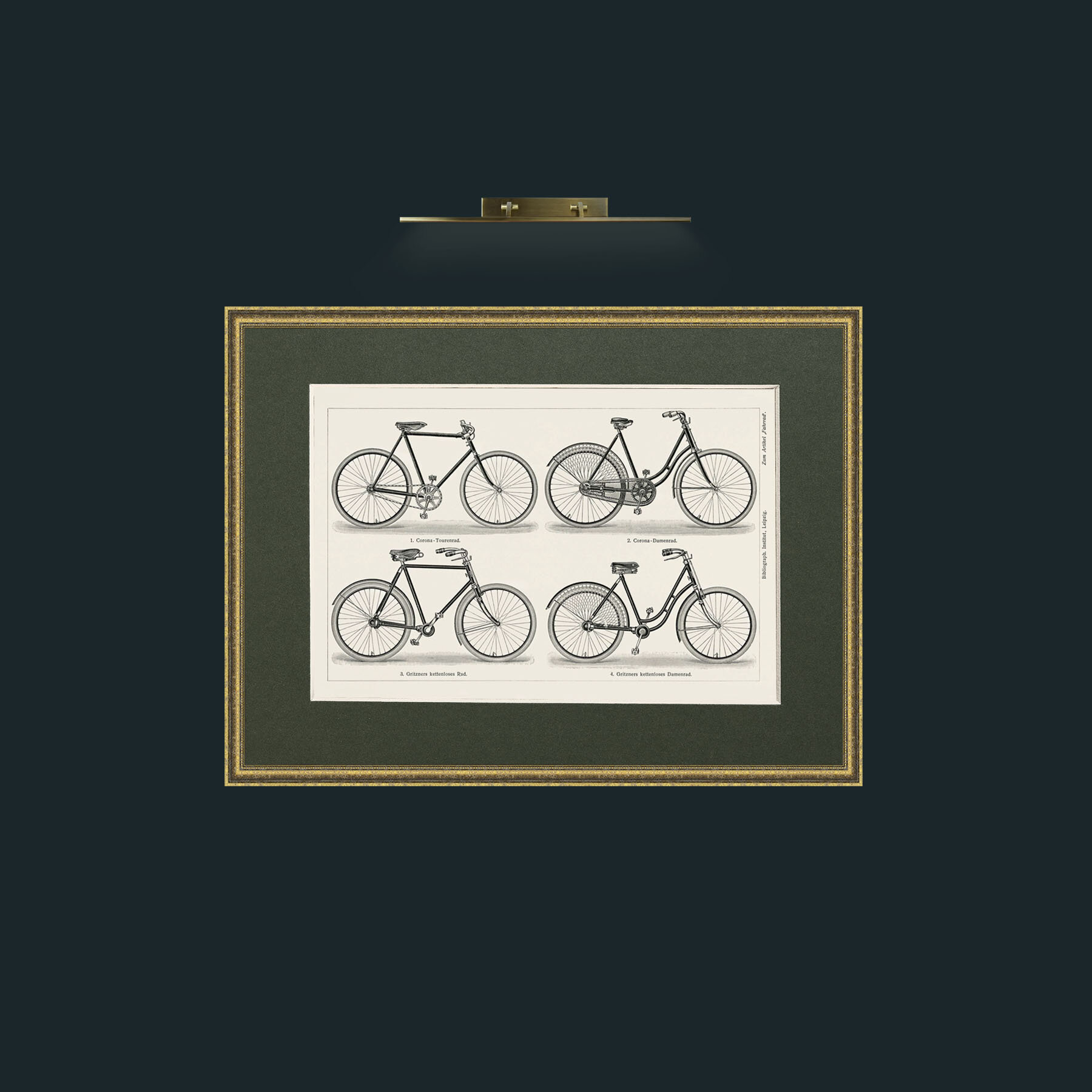 Art-Bicycles-Frame-1TexturedGilt-Mount-2Green.jpg