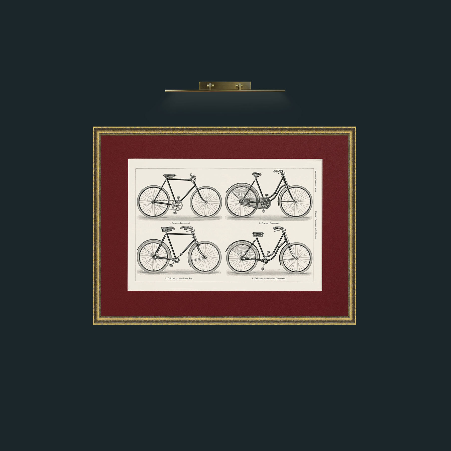 Art-Bicycles-Frame-1TexturedGilt-Mount-4Red.jpg