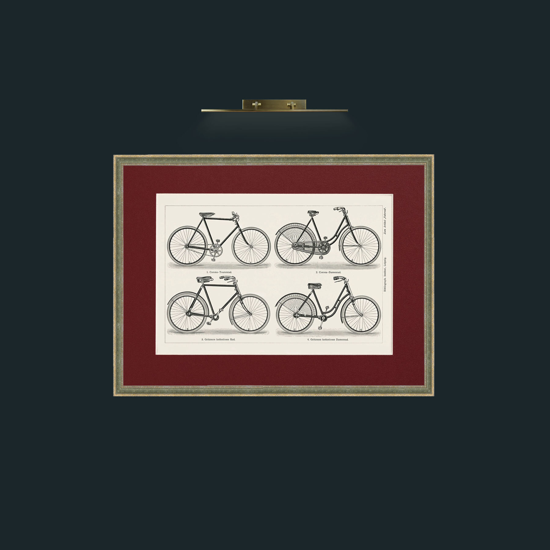 Art-Bicycles-Frame-2GreenGiltTextured-Mount-4Red.jpg