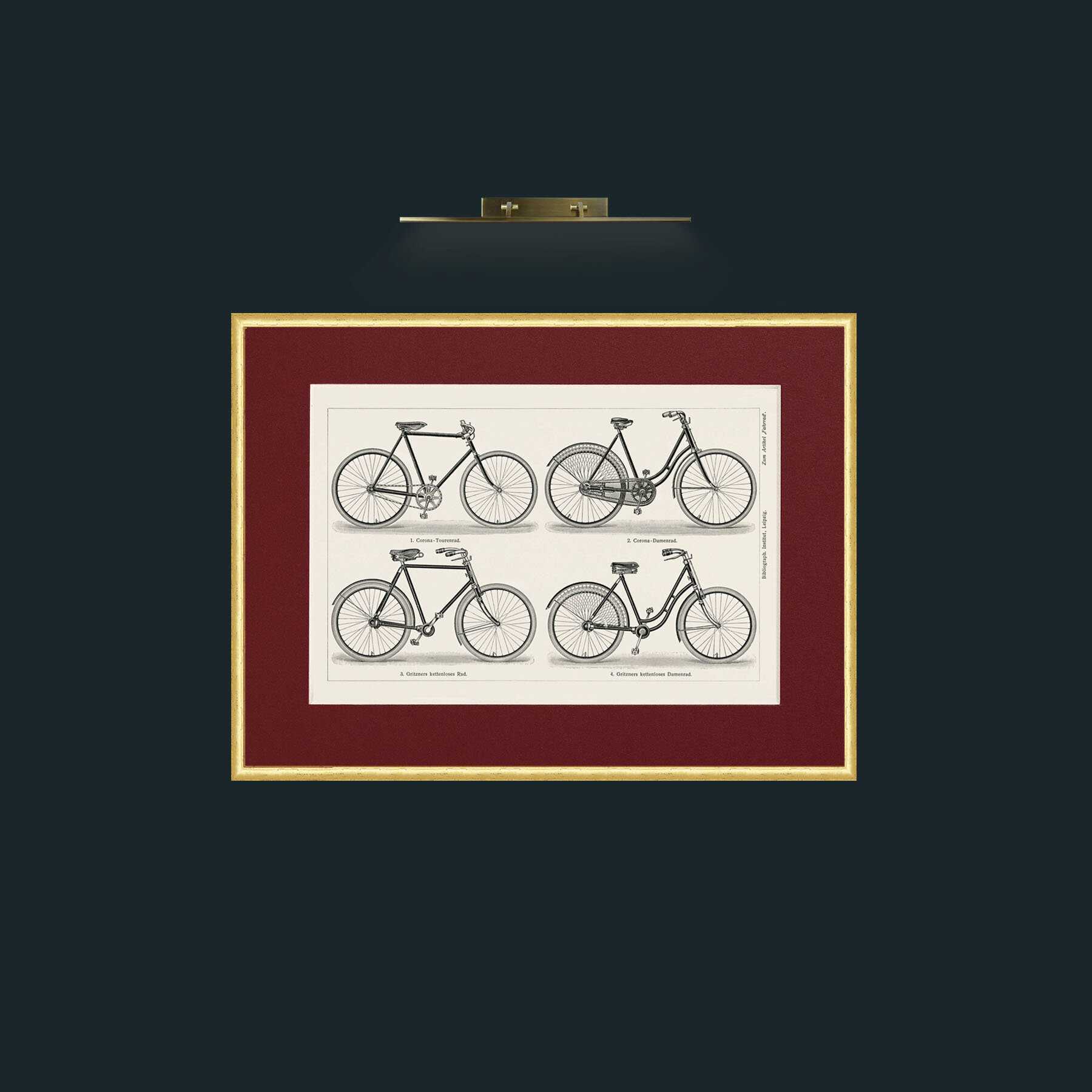 Art-Bicycles-Frame-3RoundedGilt-Mount-4Red.jpg