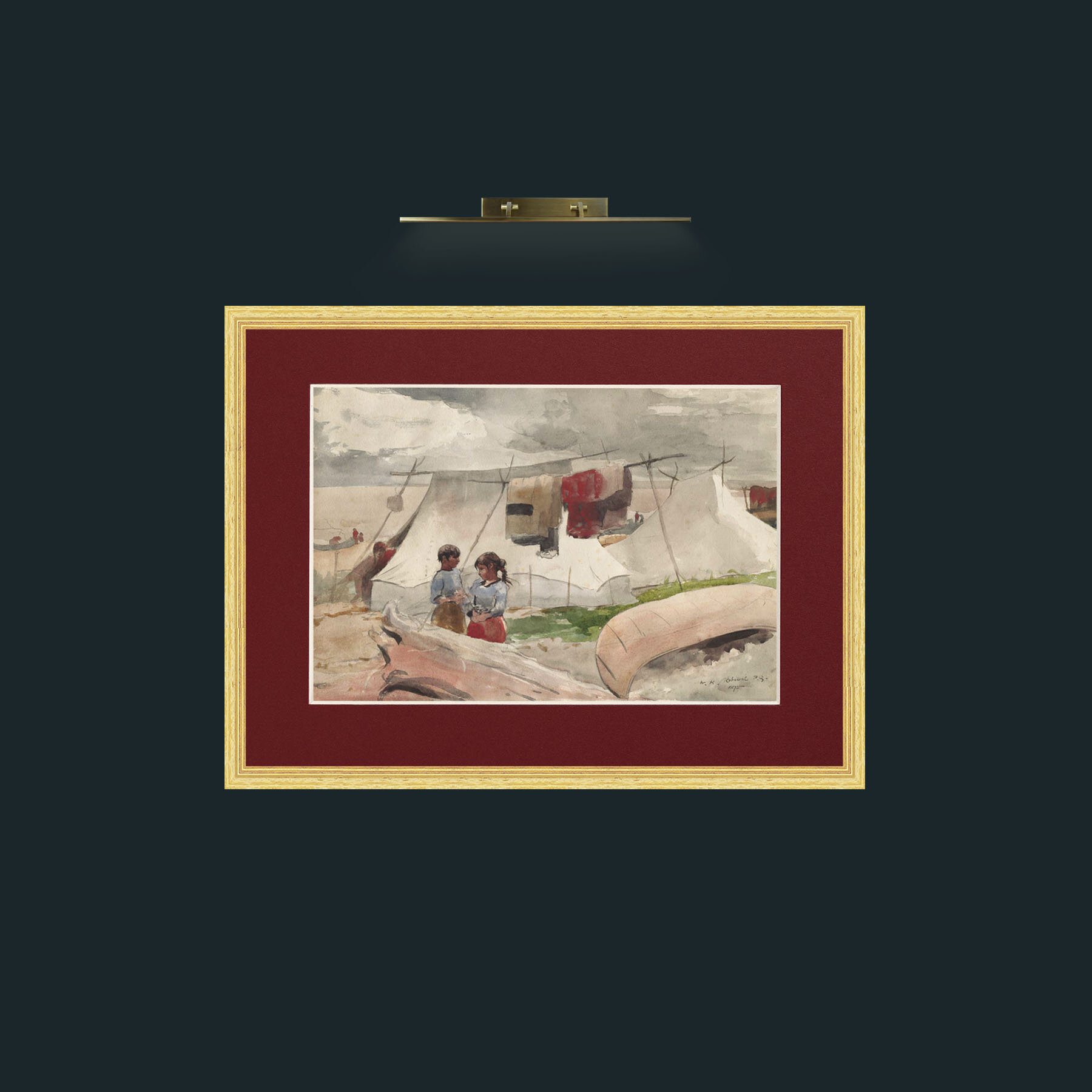Art-Camping-Frame-4BevelledGilt-Mount-4Red.jpg