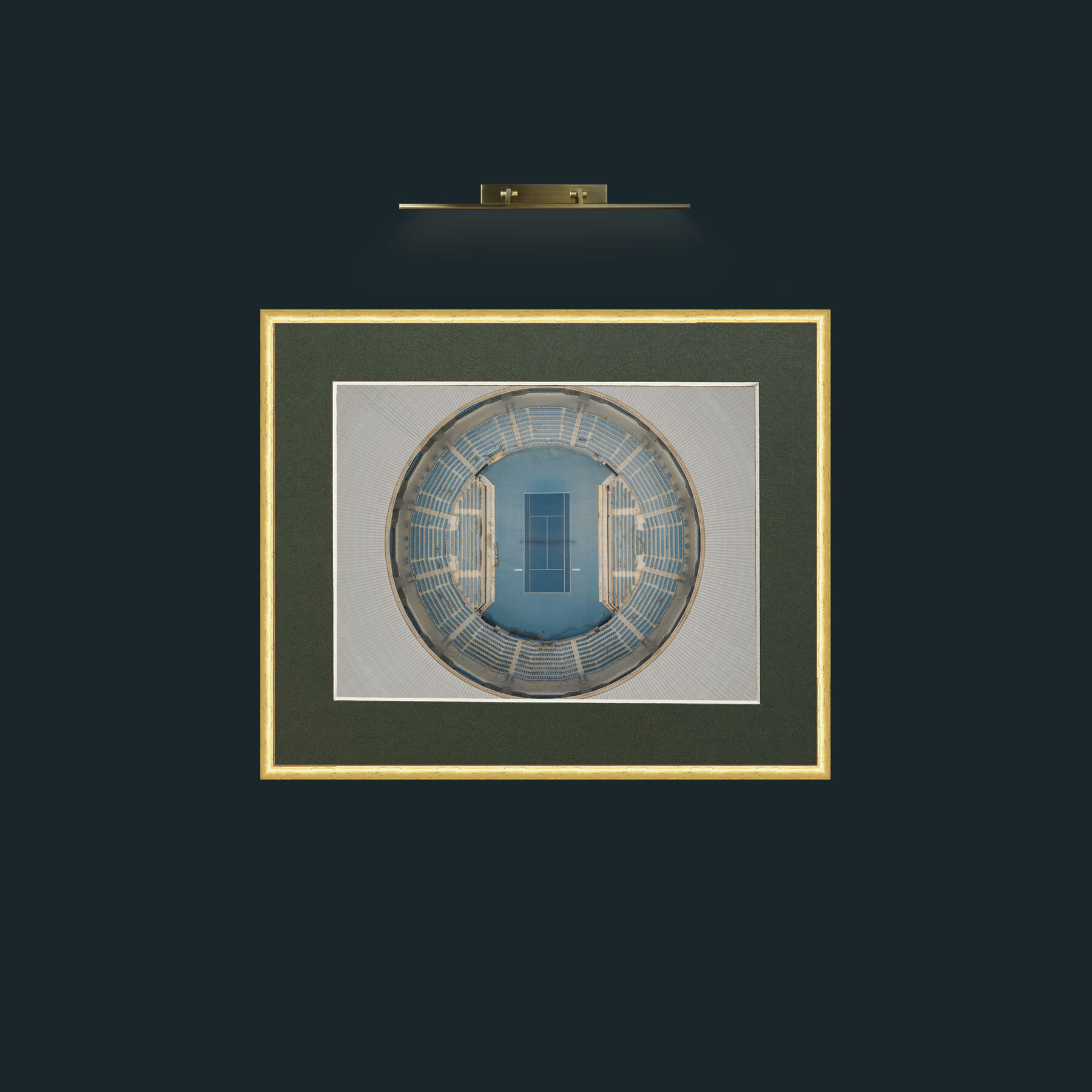Art-Athens, Greece-Frame-3RoundedGilt-Mount-2Green.jpg