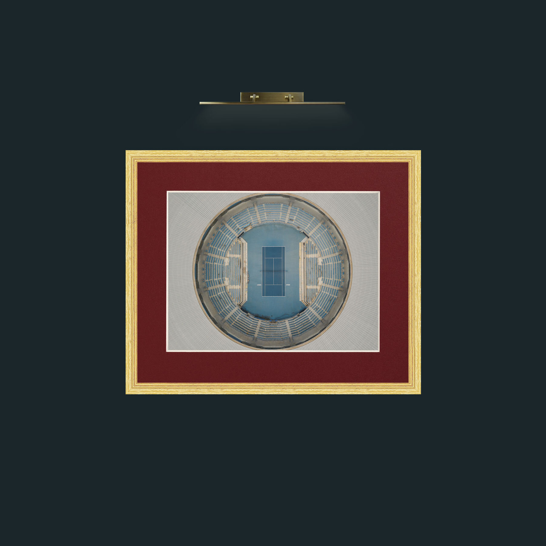 Art-Athens, Greece-Frame-4BevelledGilt-Mount-4Red.jpg