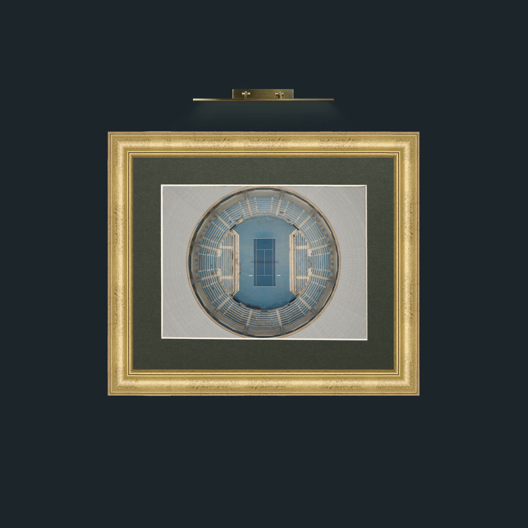 Art-Athens, Greece-Frame-9WideGilt-Mount-2Green.jpg