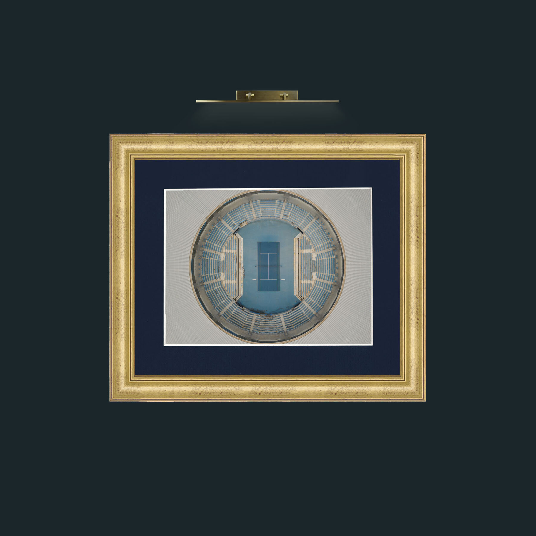 Art-Athens, Greece-Frame-9WideGilt-Mount-3Blue.jpg