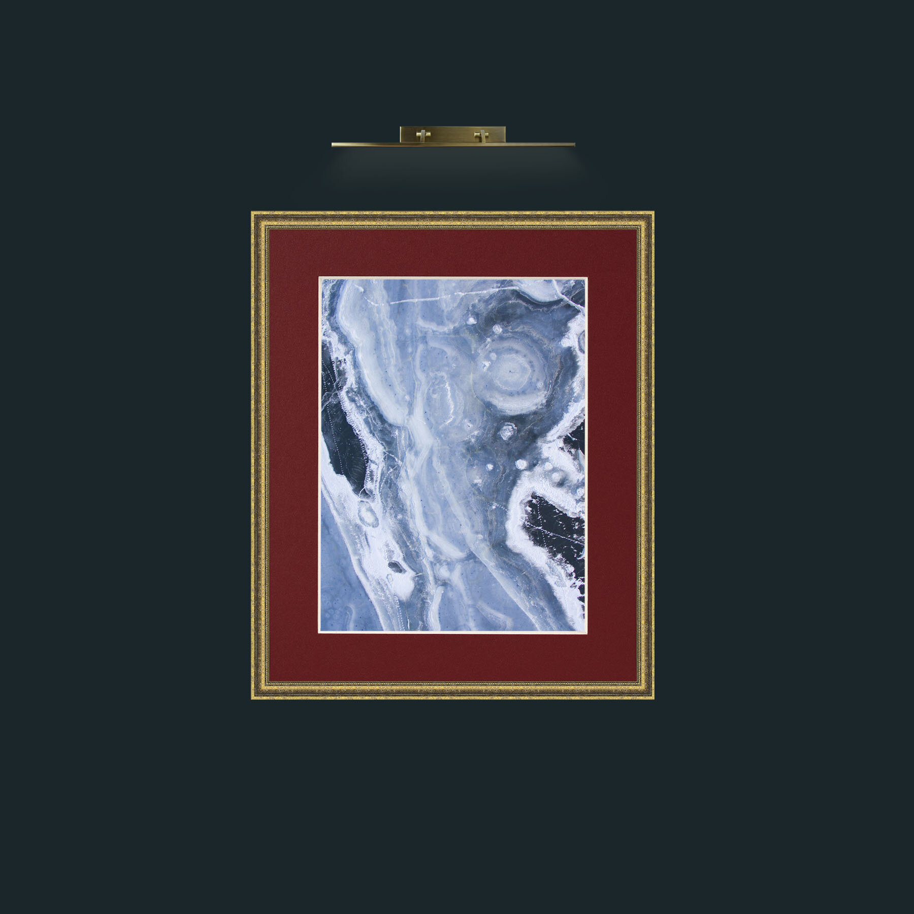 Art-Elements of Water-Frame-1GiltTextured-Mount-4Red.jpg