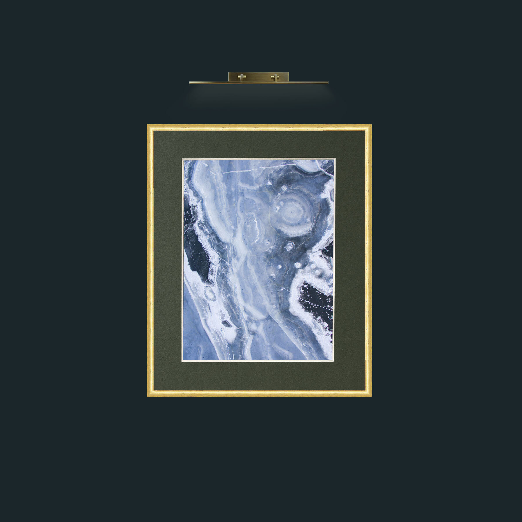 Art-Elements of Water-Frame-3RoundedGilt-Mount-2Green.jpg