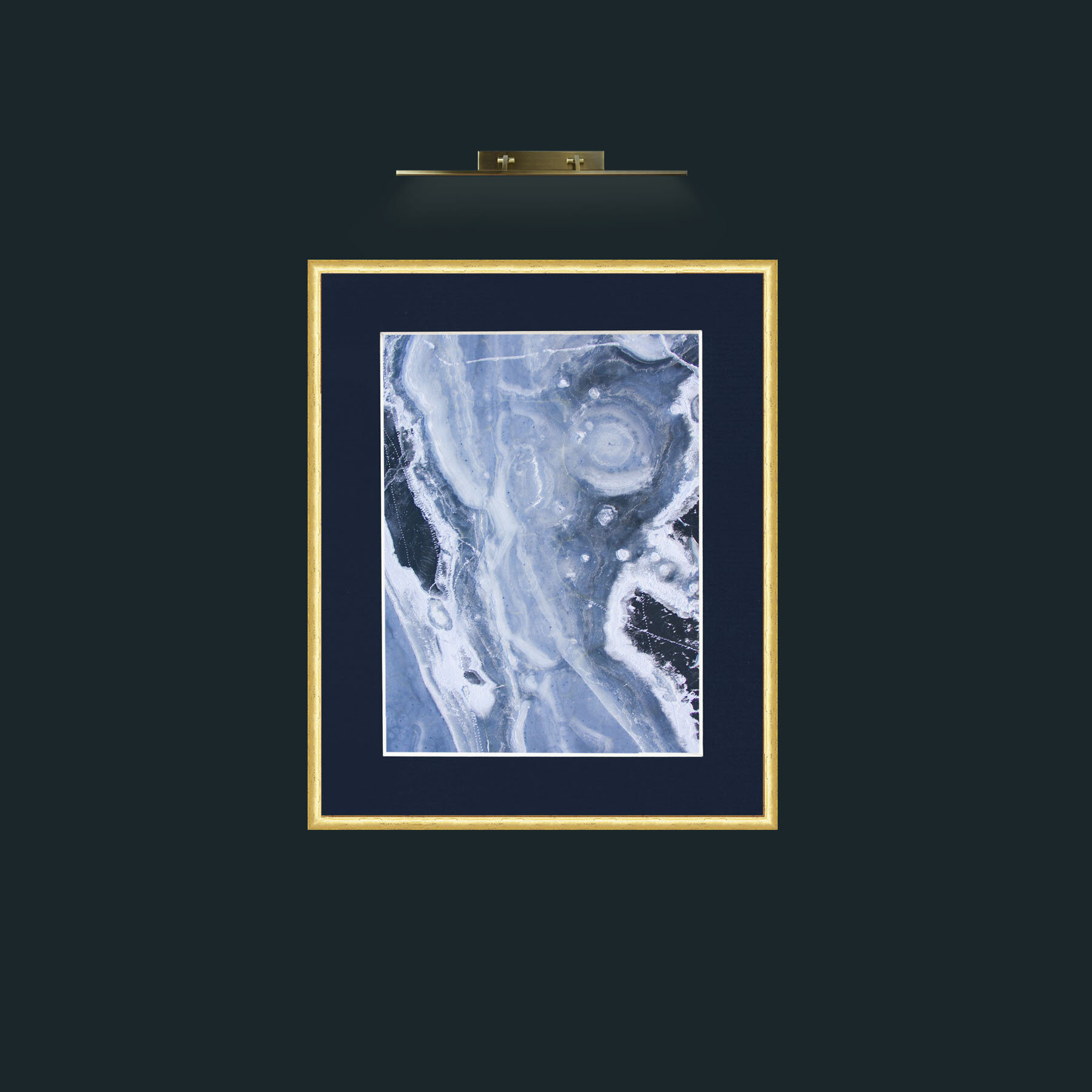 Art-Elements of Water-Frame-3RoundedGilt-Mount-3Blue.jpg