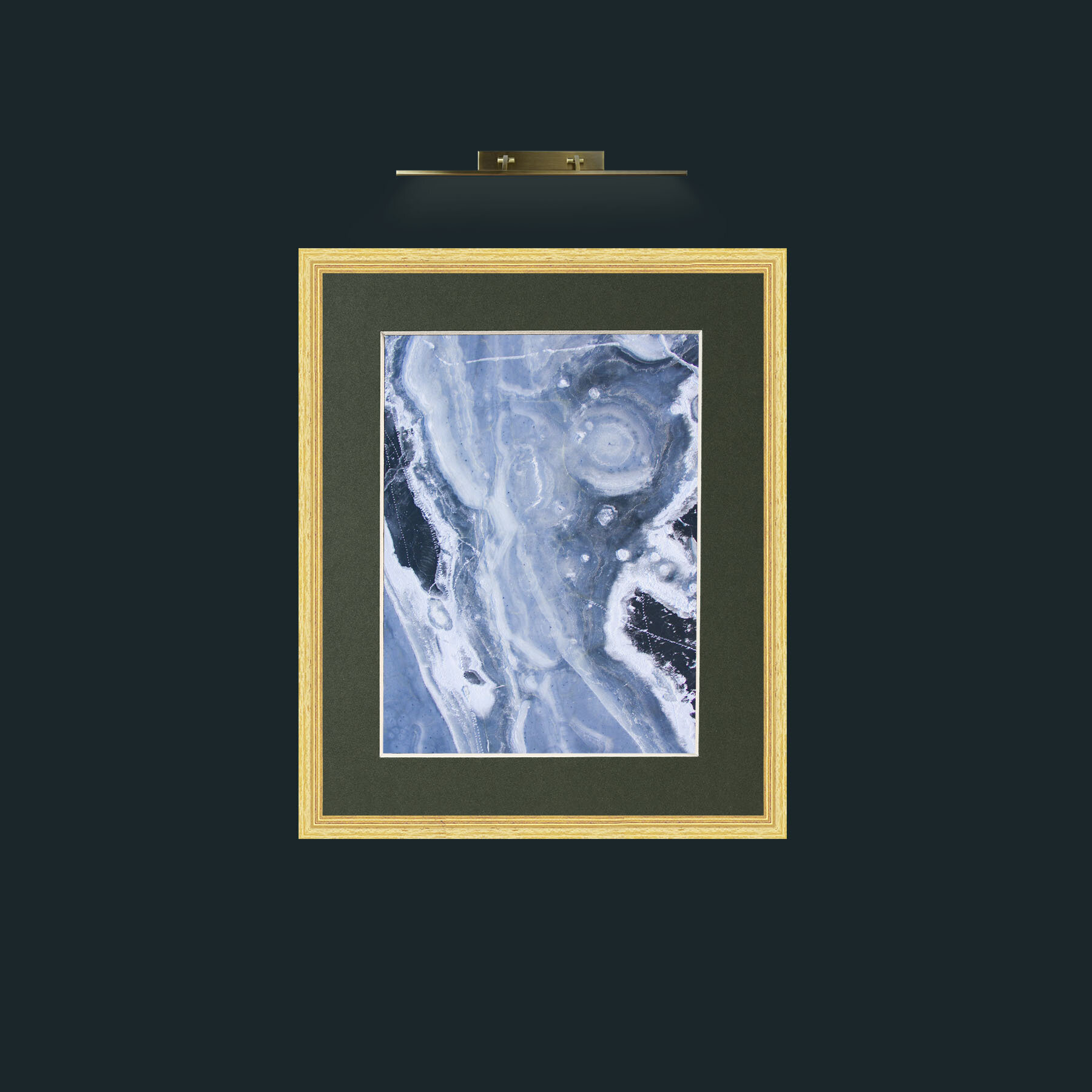 Art-Elements of Water-Frame-4BevelledGilt-Mount-2Green.jpg