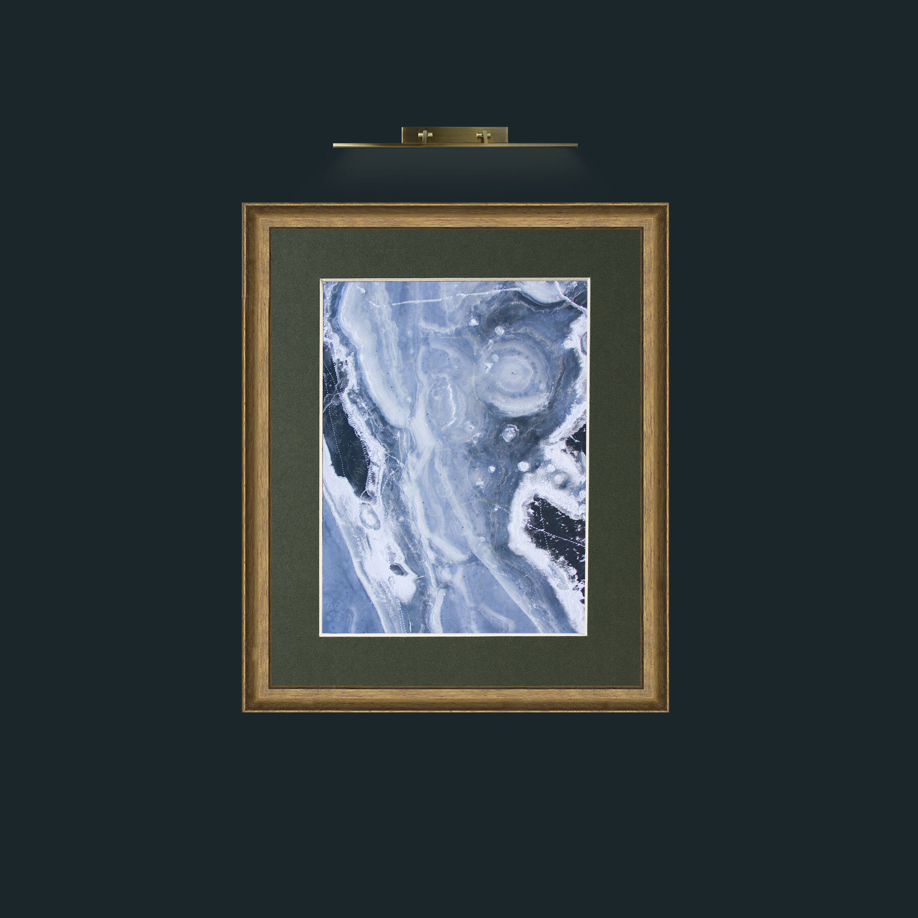 Art-Elements of Water-Frame-8RedGreenGilt-Mount-2Green.jpg