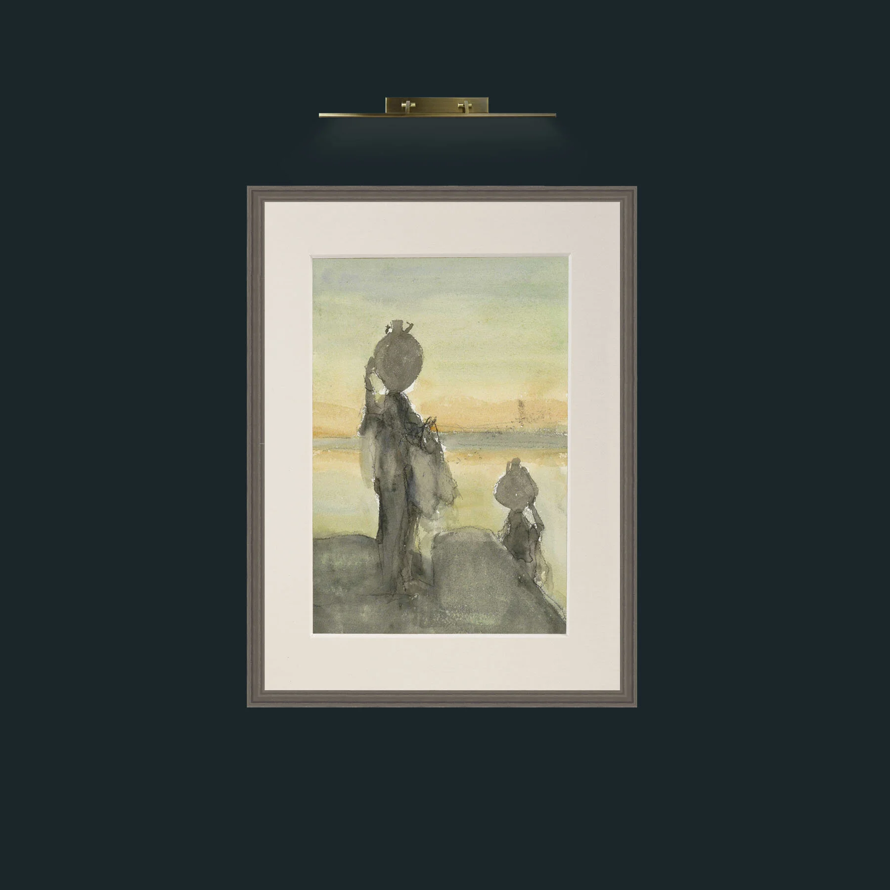 Art-Collecting Water.jpg-Frame-6Grey-Mount-1Antique.jpg