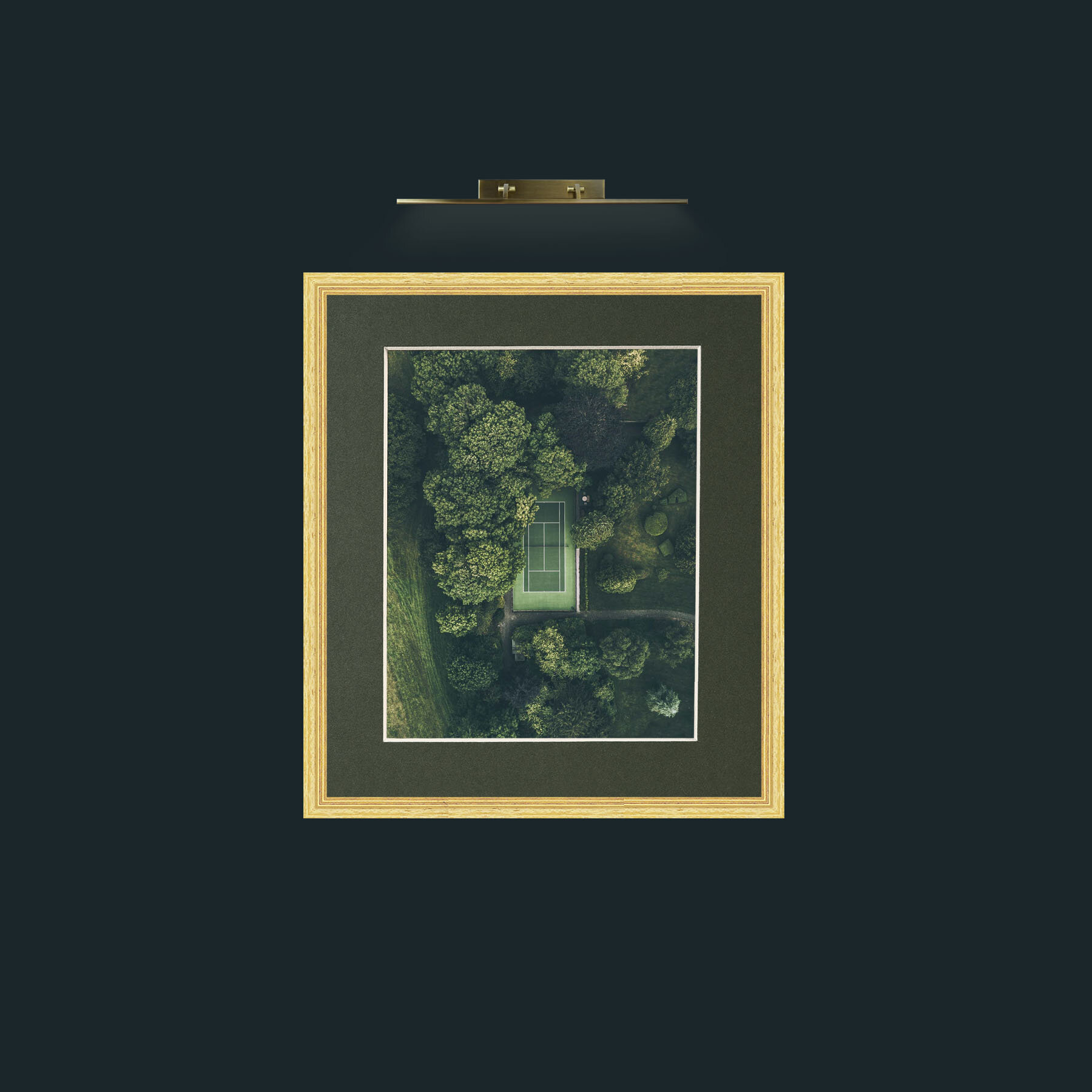 Art-Frampton Dorchester-Frame-4BevelledGilt-Mount-2Green.jpg