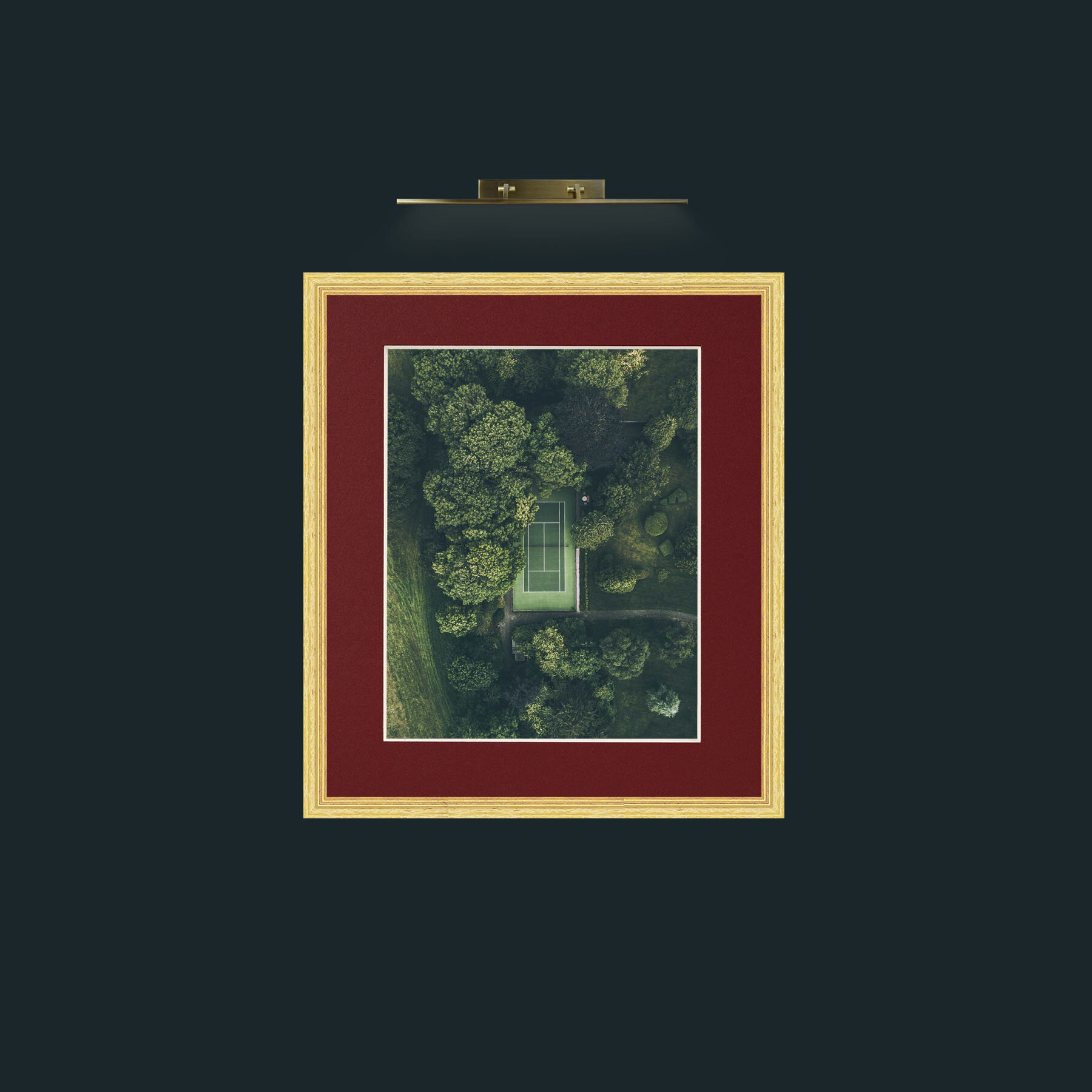 Art-Frampton Dorchester-Frame-4BevelledGilt-Mount-4Red.jpg