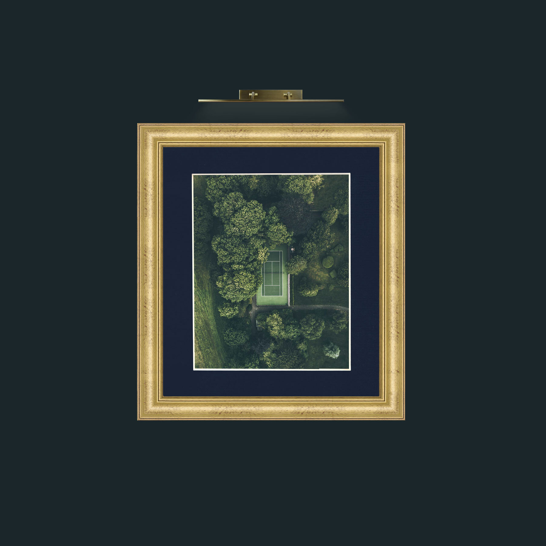 Art-Frampton Dorchester-Frame-9WideGilt-Mount-3Blue.jpg