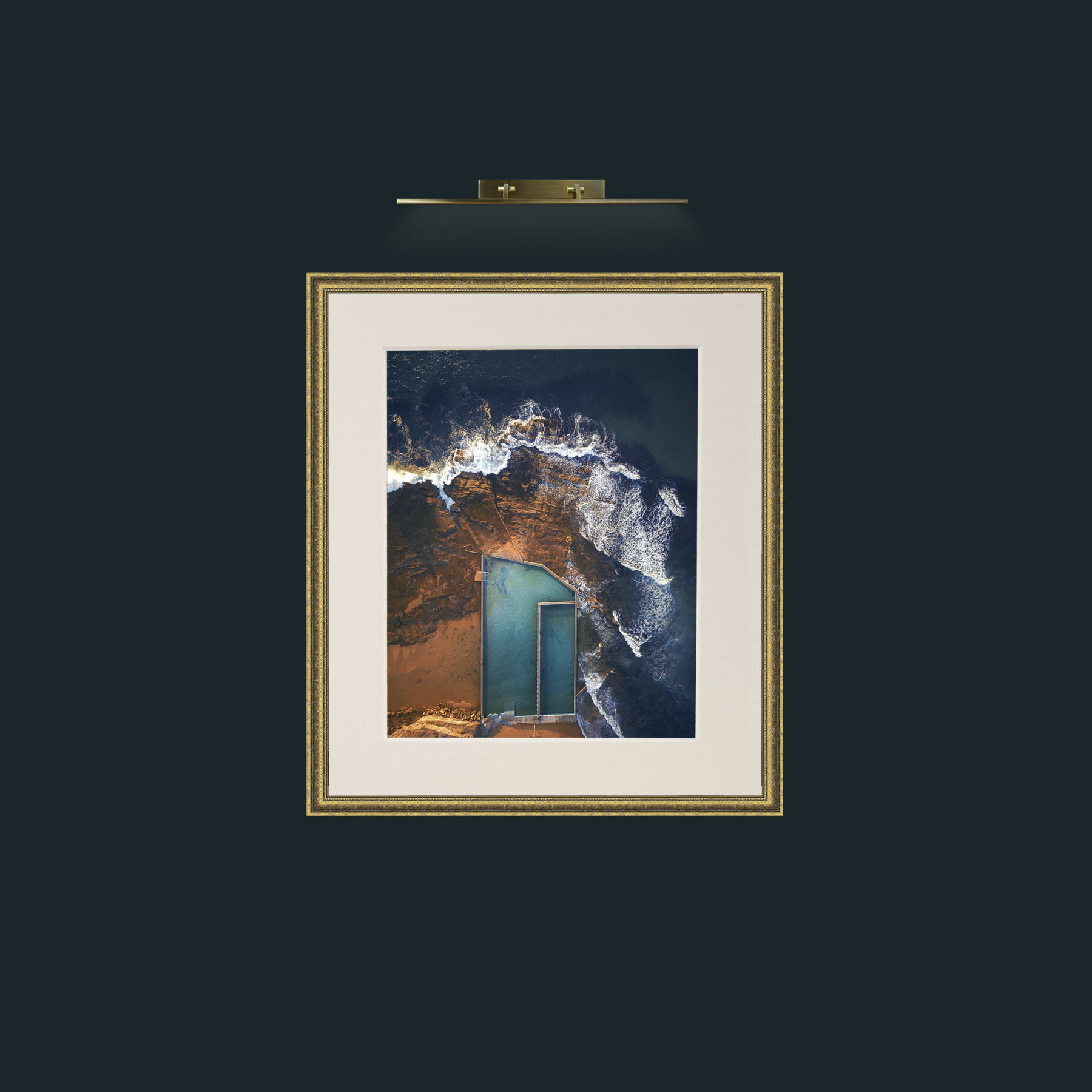 Art-Pool with a view-Frame-1GiltTextured-Mount-1Antique.jpg