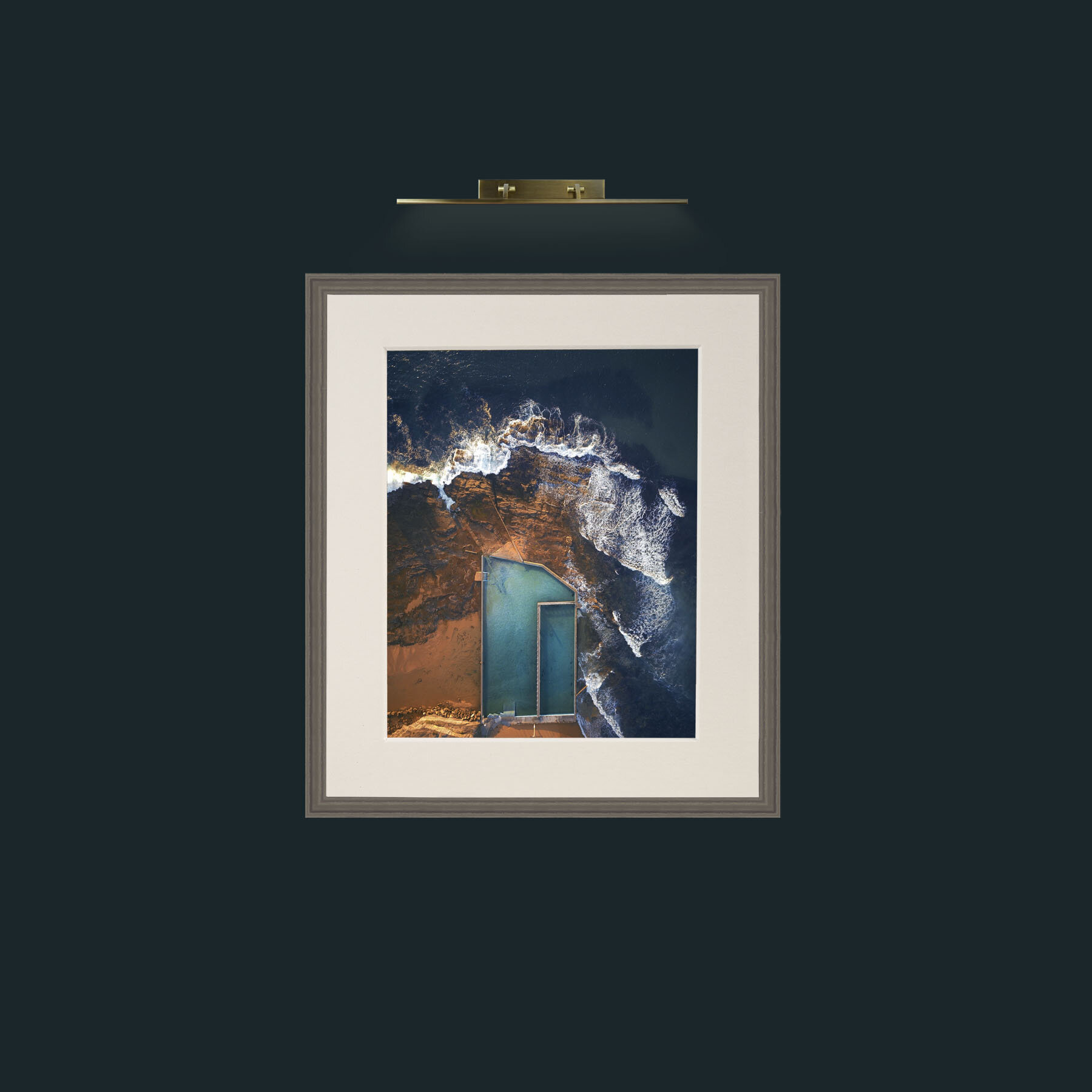 Art-Pool with a view-Frame-6Grey-Mount-1Antique.jpg