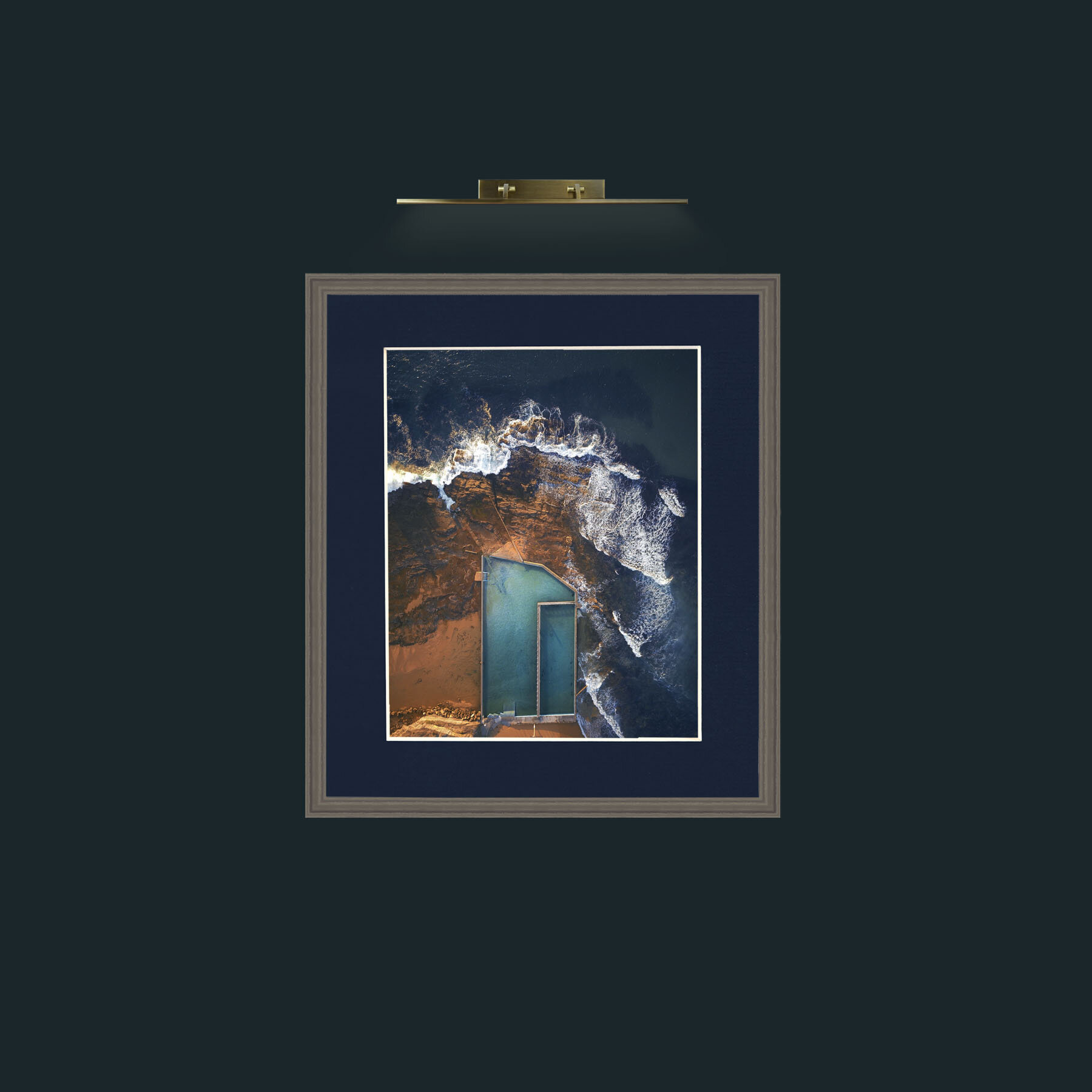 Art-Pool with a view-Frame-6Grey-Mount-3Blue.jpg