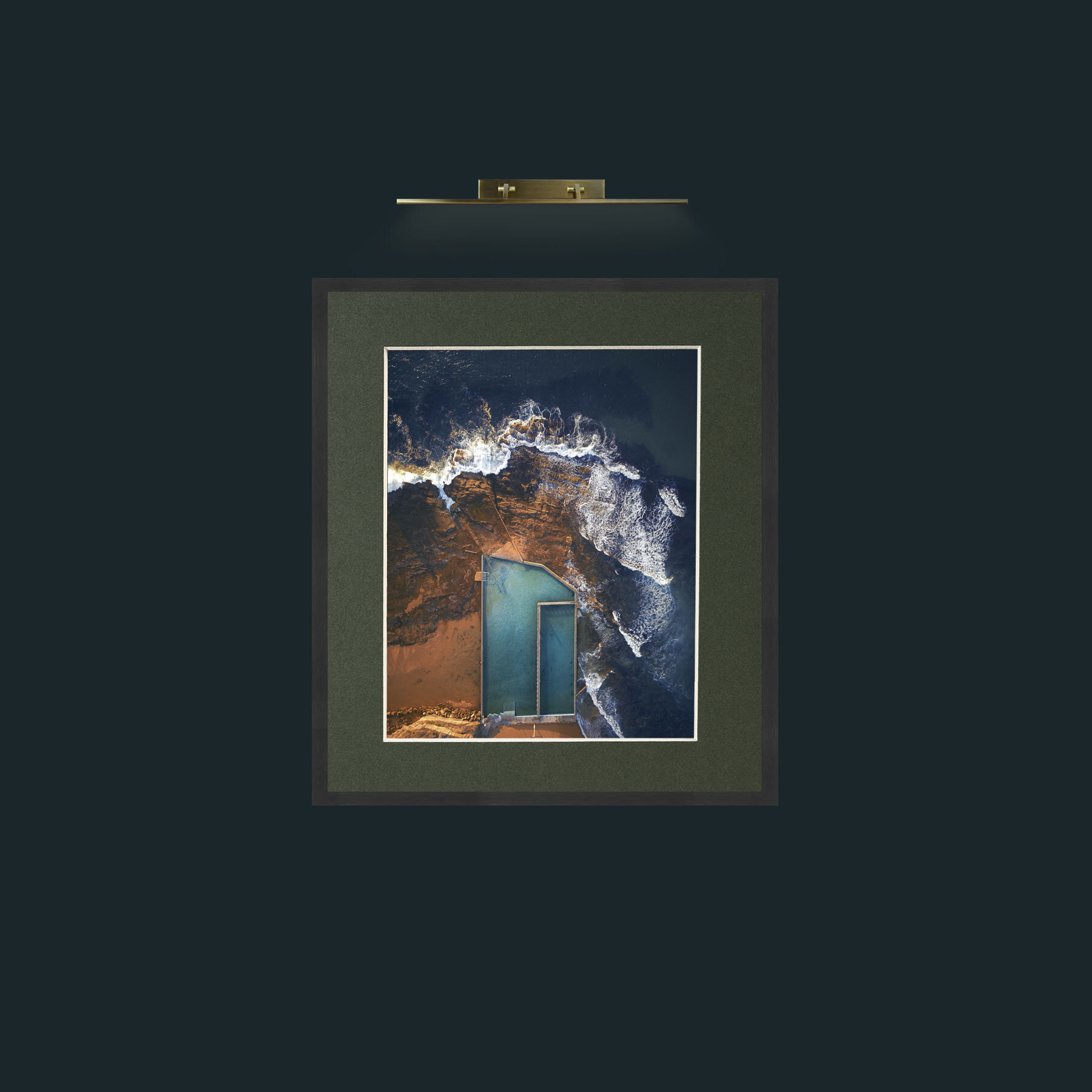 Art-Pool with a view-Frame-7Black-Mount-2Green.jpg