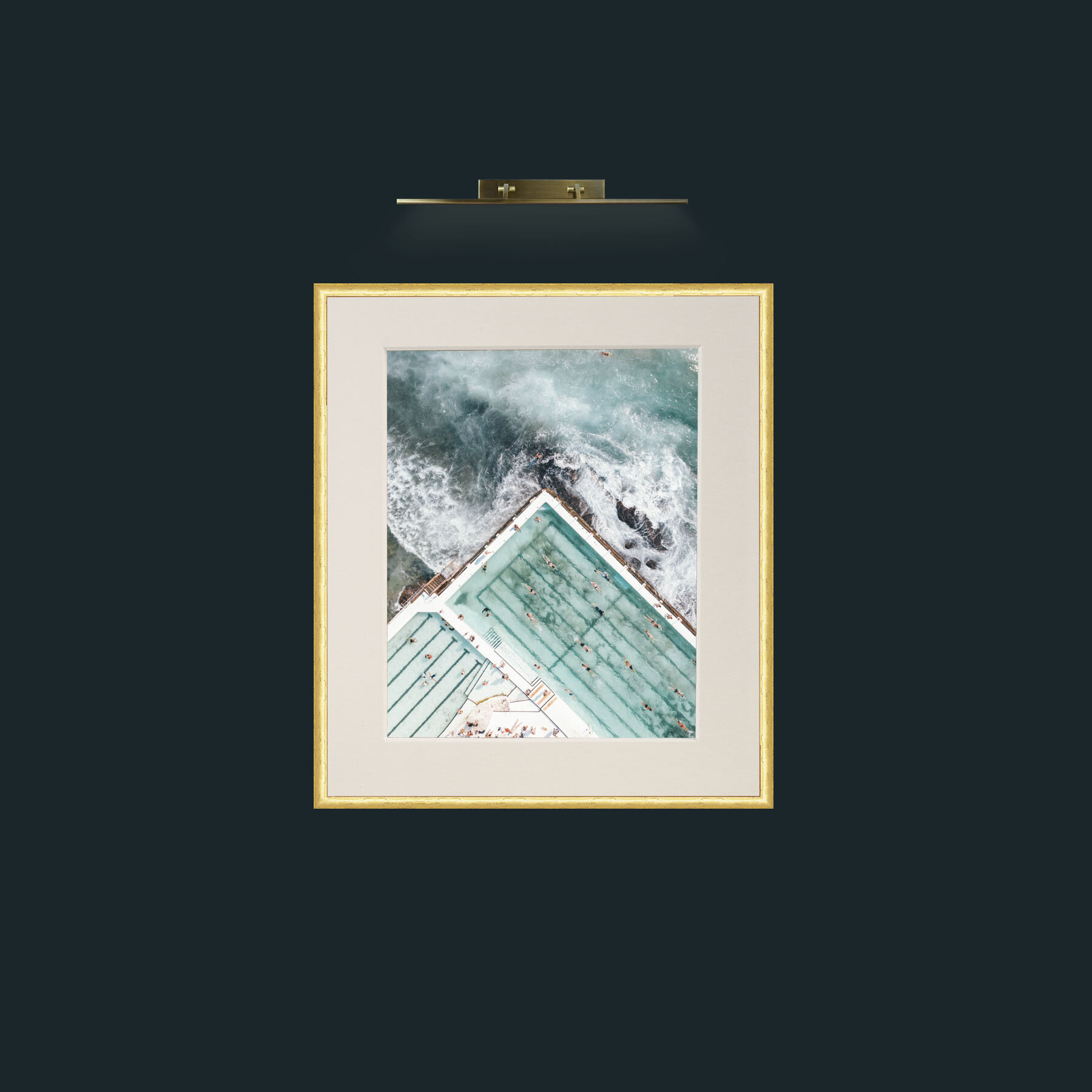 Art-Swimming on the Edge-Frame-3RoundedGilt-Mount-1Antique.jpg