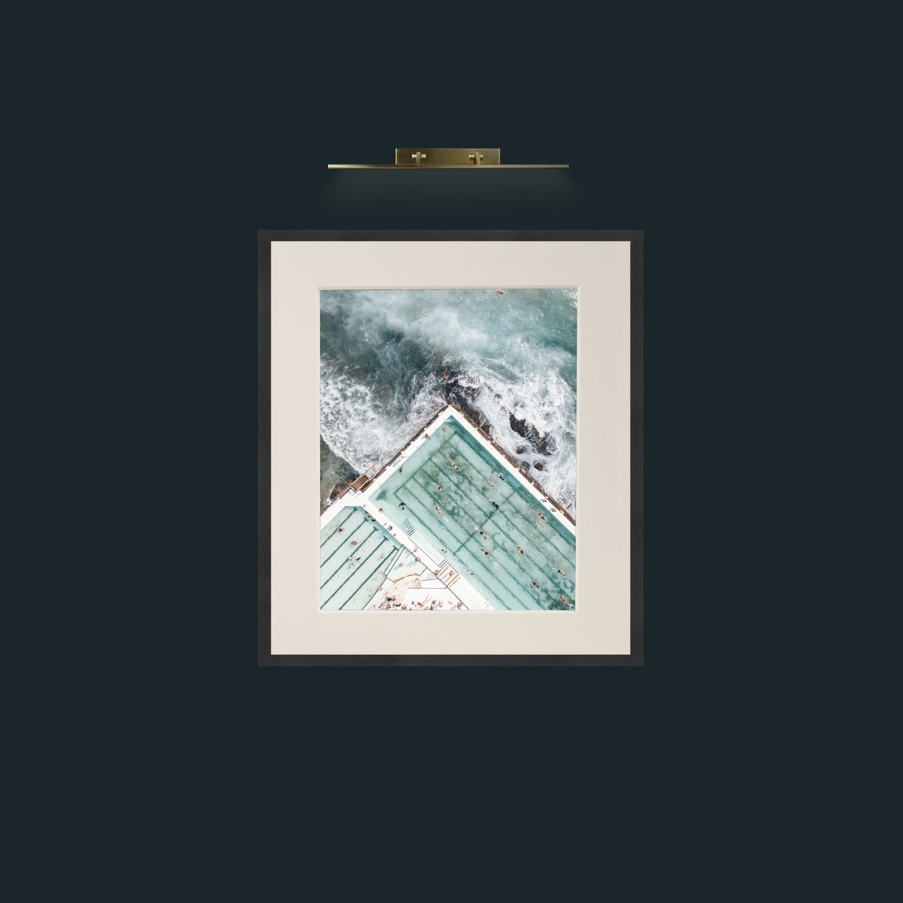 Art-Swimming on the Edge-Frame-7Black-Mount-1Antique.jpg