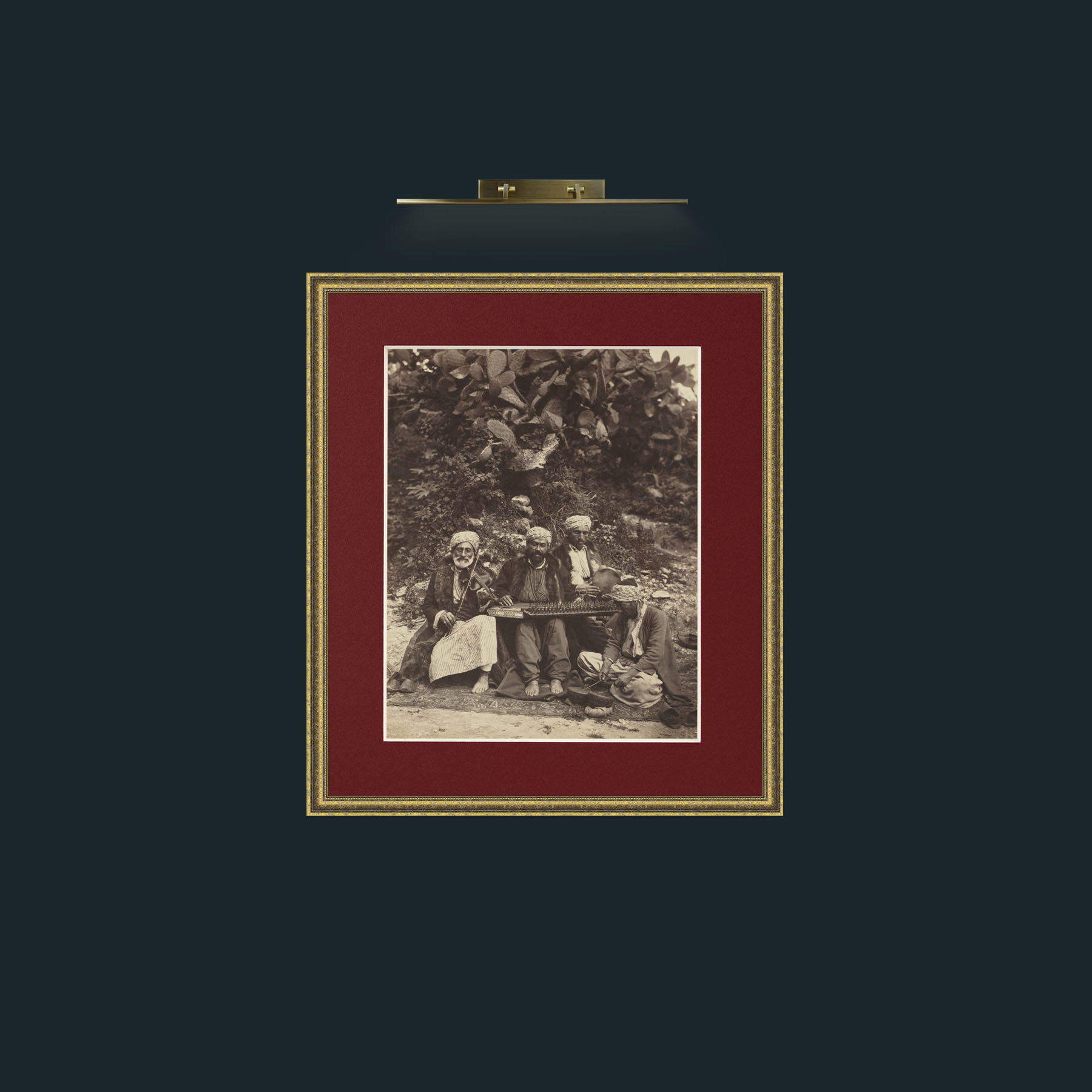 Art-The Band-Frame-1GiltTextured-Mount-4Red.jpg