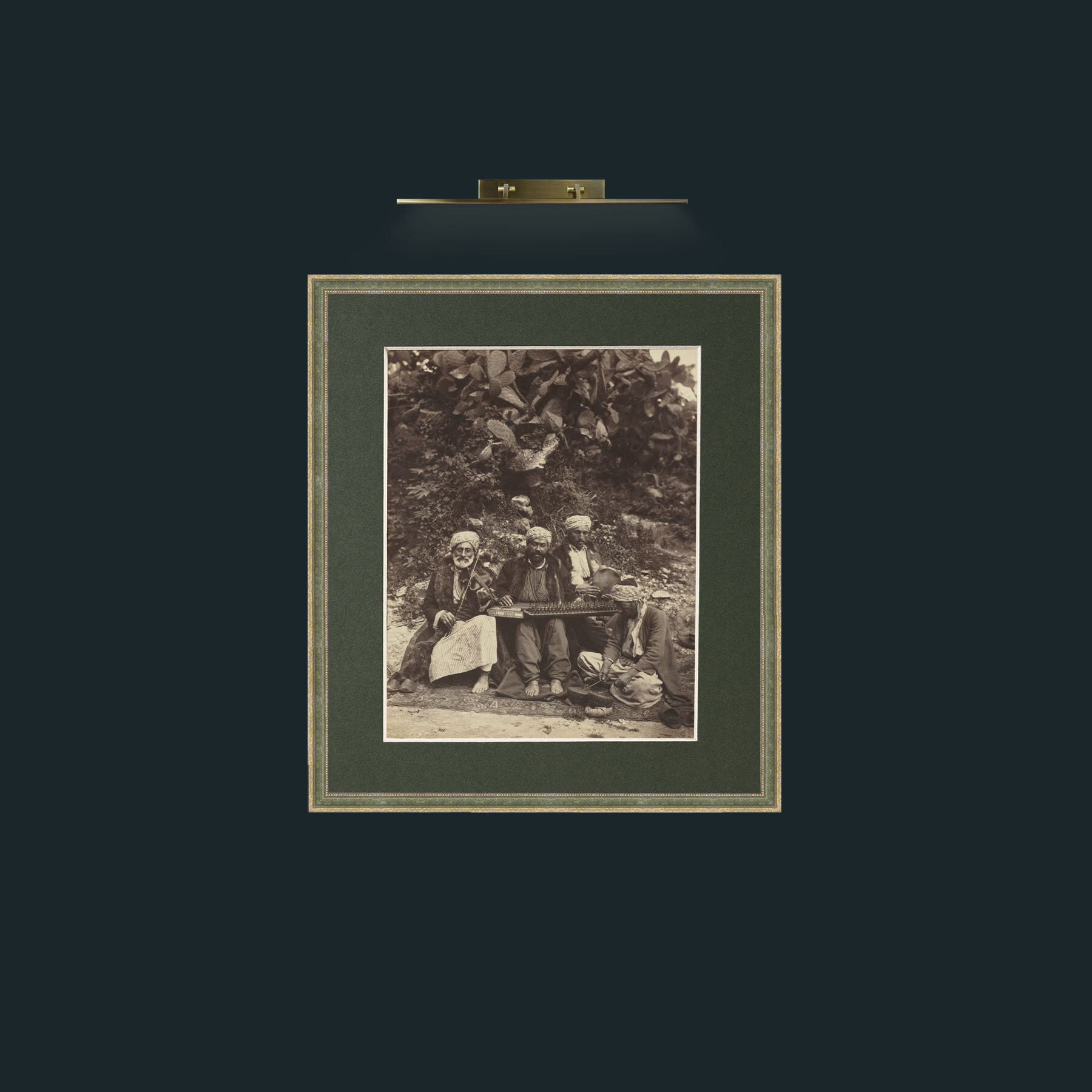 Art-The Band-Frame-2GreenGiltTextured-Mount-2Green.jpg