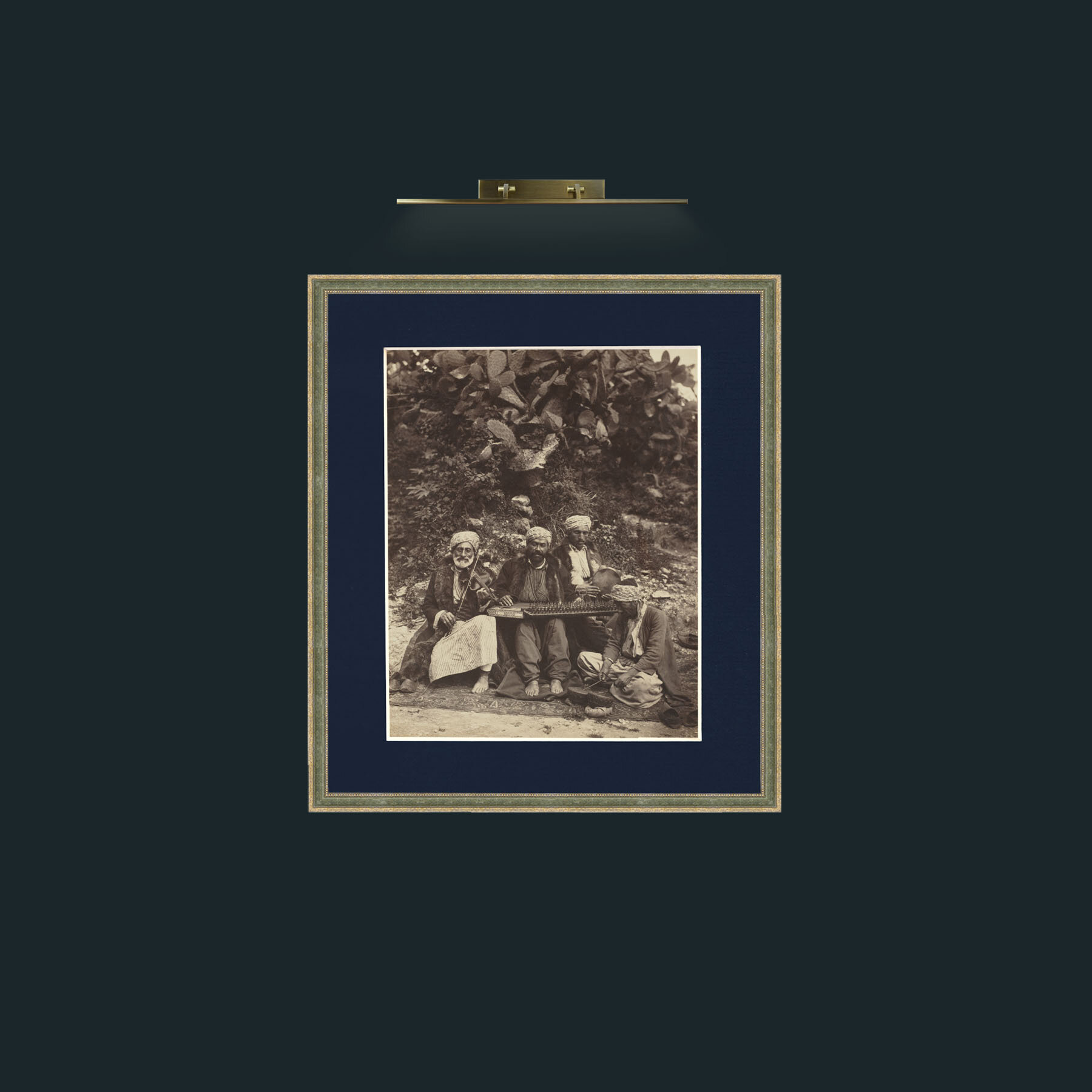 Art-The Band-Frame-2GreenGiltTextured-Mount-3Blue.jpg