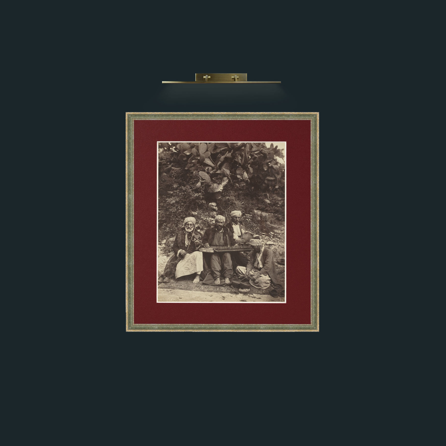 Art-The Band-Frame-2GreenGiltTextured-Mount-4Red.jpg