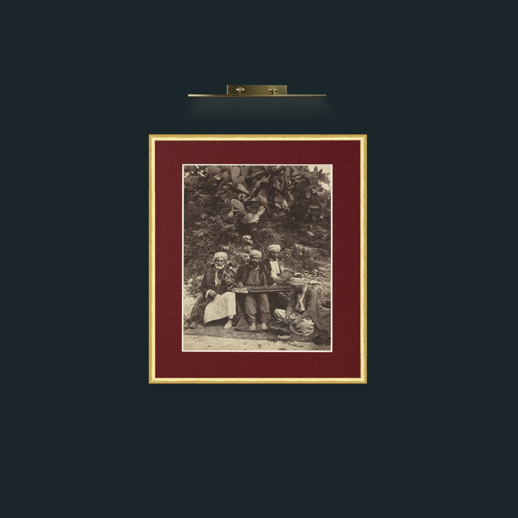 Art-The Band-Frame-3RoundedGilt-Mount-4Red.jpg