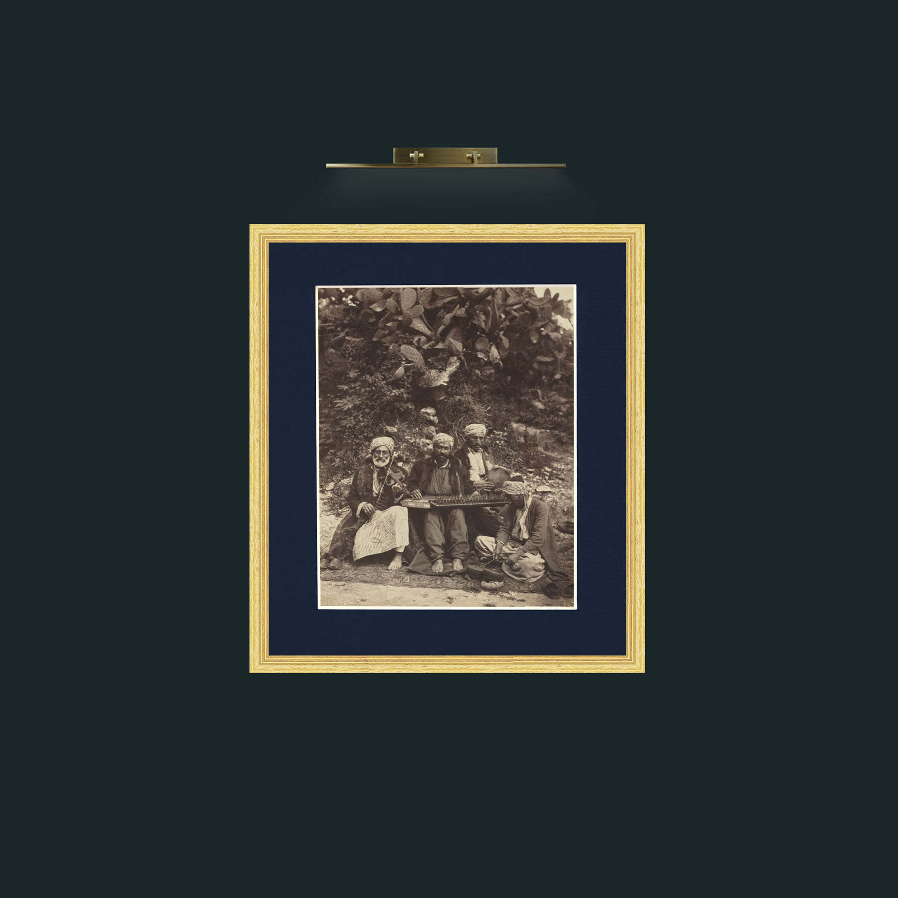 Art-The Band-Frame-4BevelledGilt-Mount-3Blue.jpg