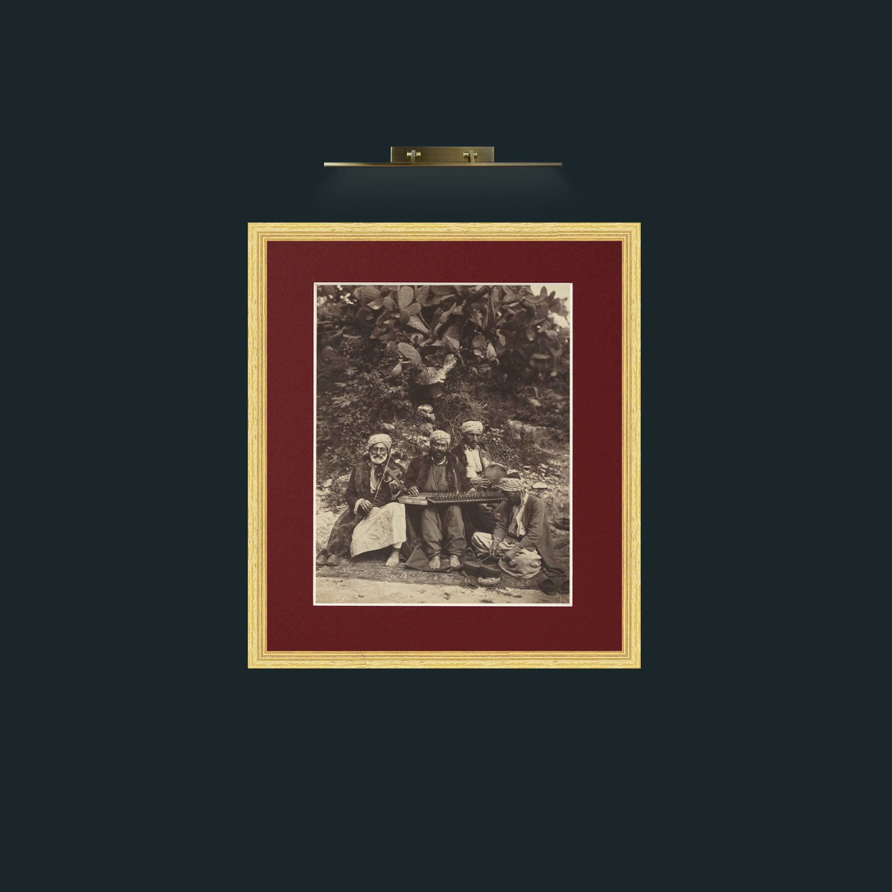 Art-The Band-Frame-4BevelledGilt-Mount-4Red.jpg