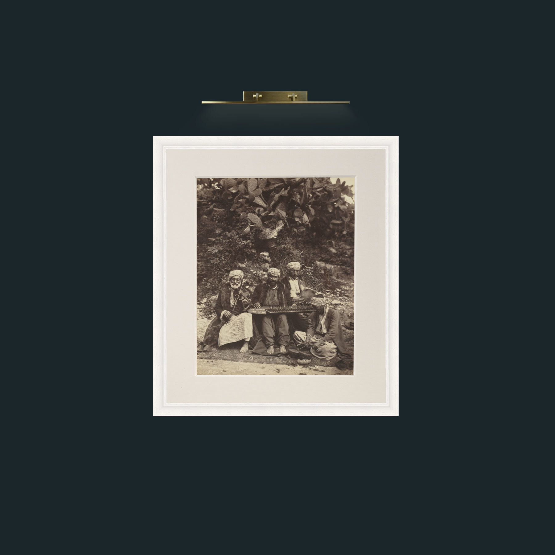 Art-The Band-Frame-5White-Mount-1Antique.jpg