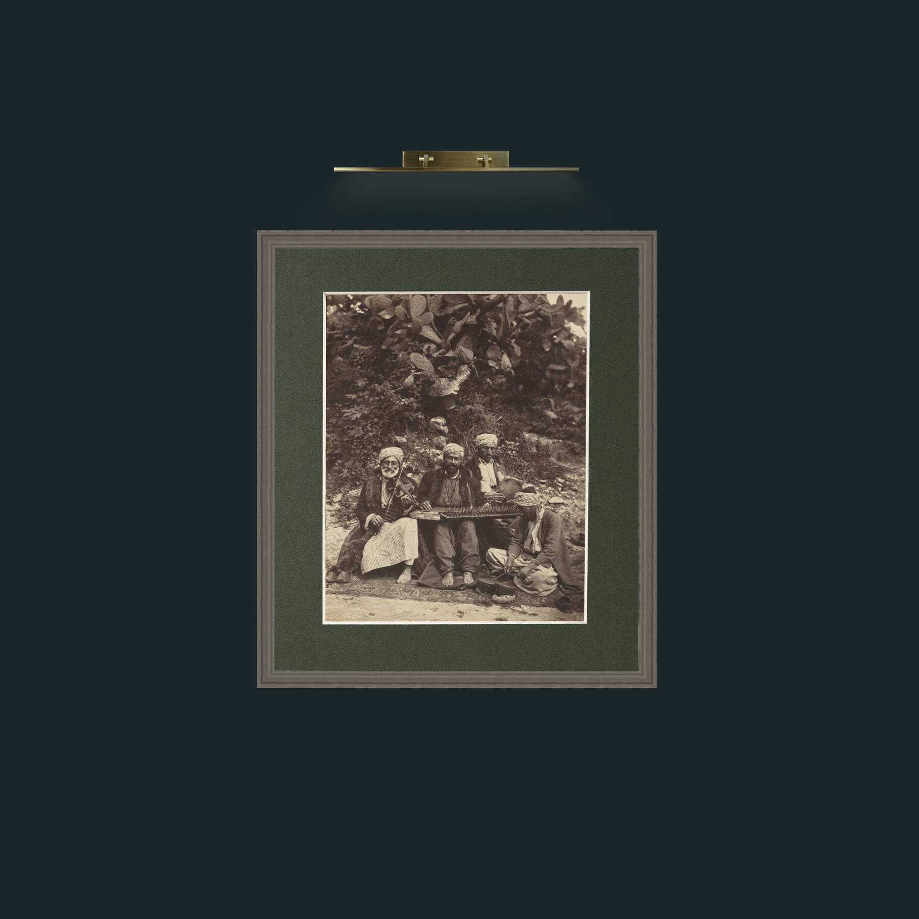 Art-The Band-Frame-6Grey-Mount-2Green.jpg