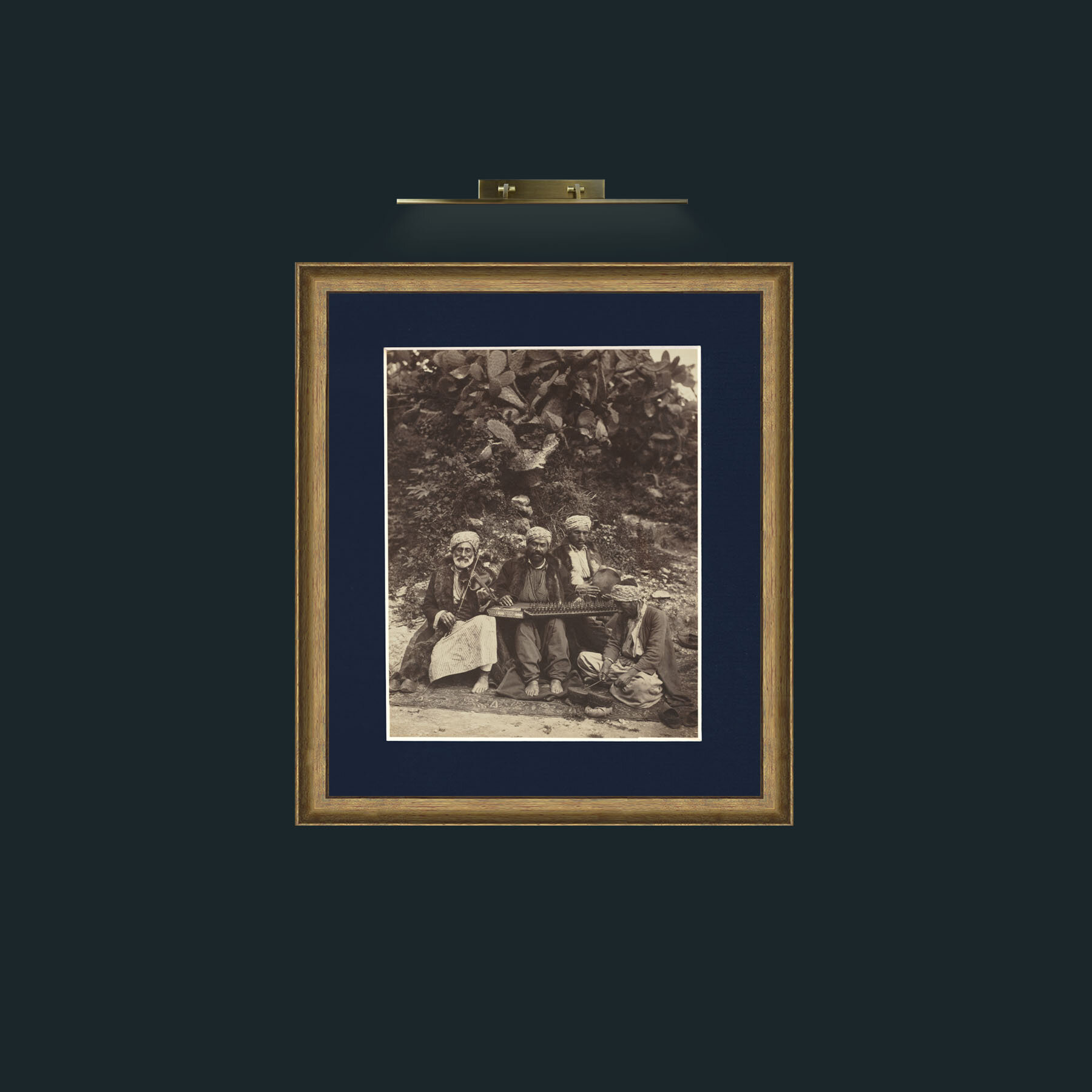 Art-The Band-Frame-8RedGreenGilt-Mount-3Blue.jpg