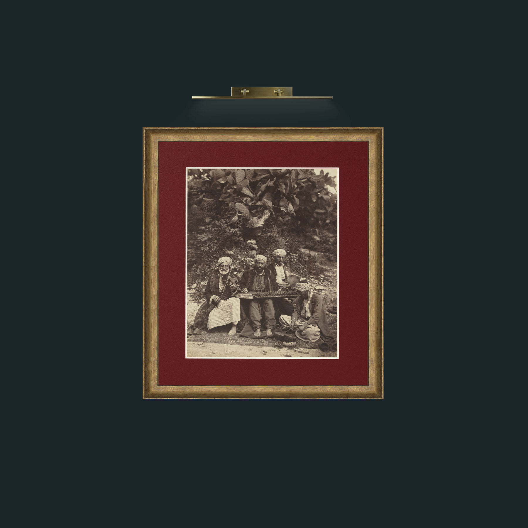 Art-The Band-Frame-8RedGreenGilt-Mount-4Red.jpg