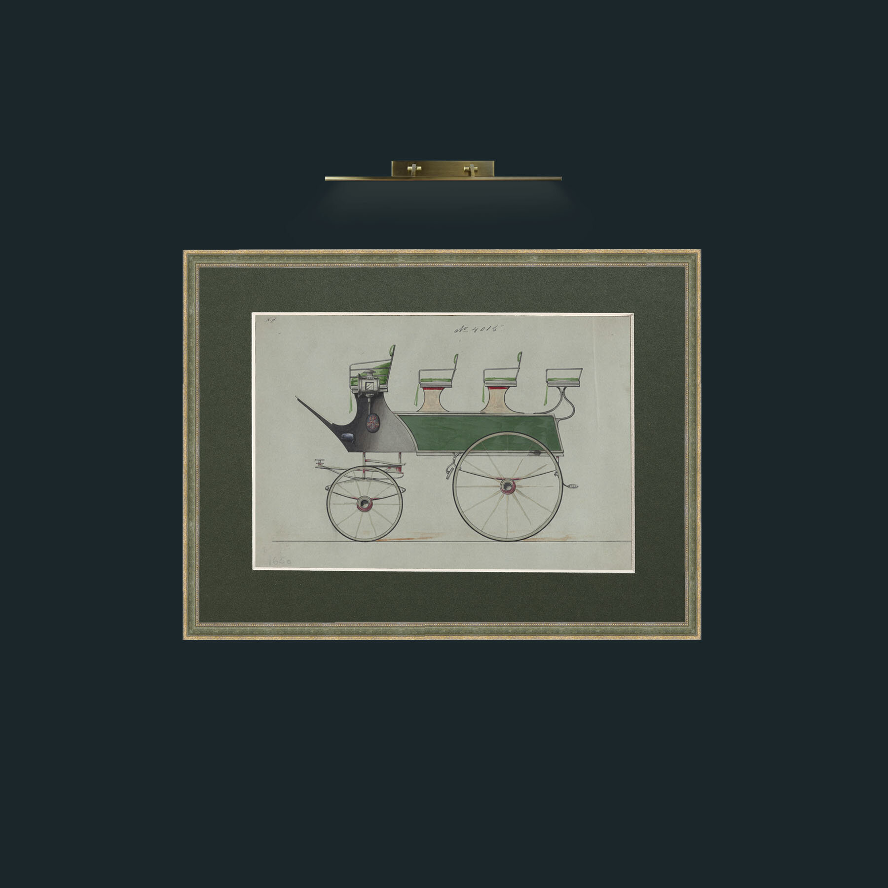 Art-Green Carriage-Frame-2GreenGiltTextured-Mount-2Green.jpg