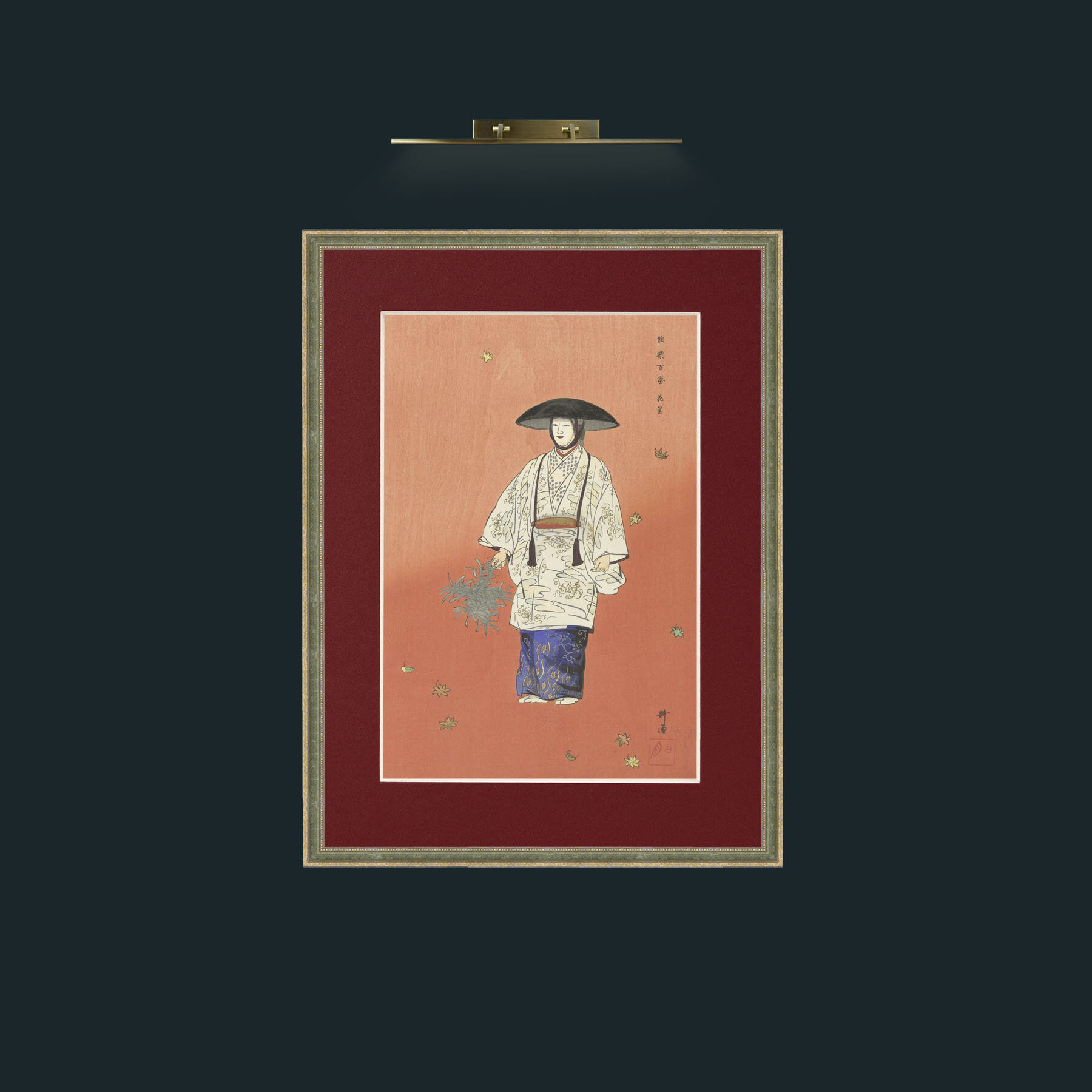 Art-Heat of the Day.jpg-Frame-2GreenGiltTextured-Mount-4Red.jpg