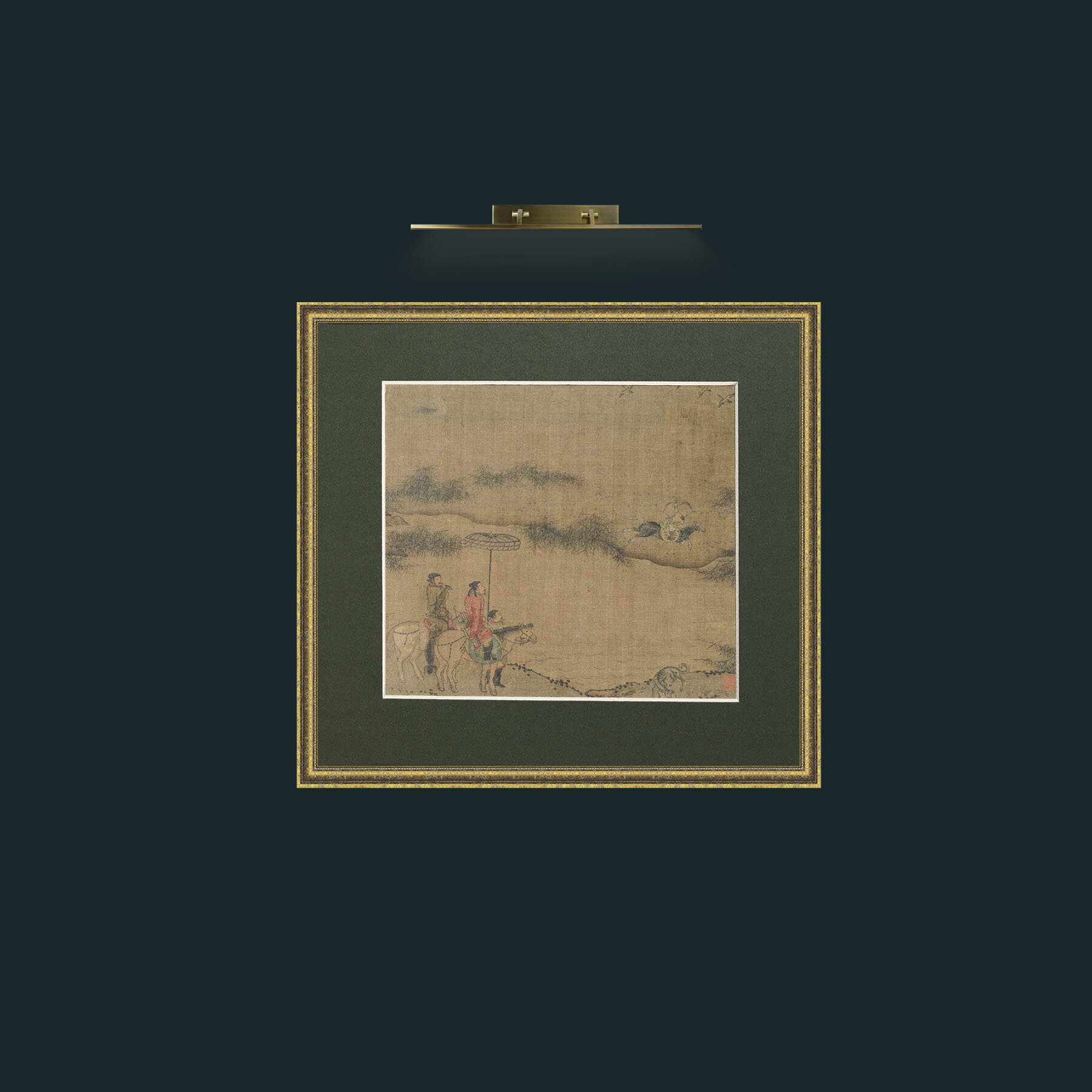 Art-Hunting-Frame-1GiltTextured-Mount-2Green.jpg