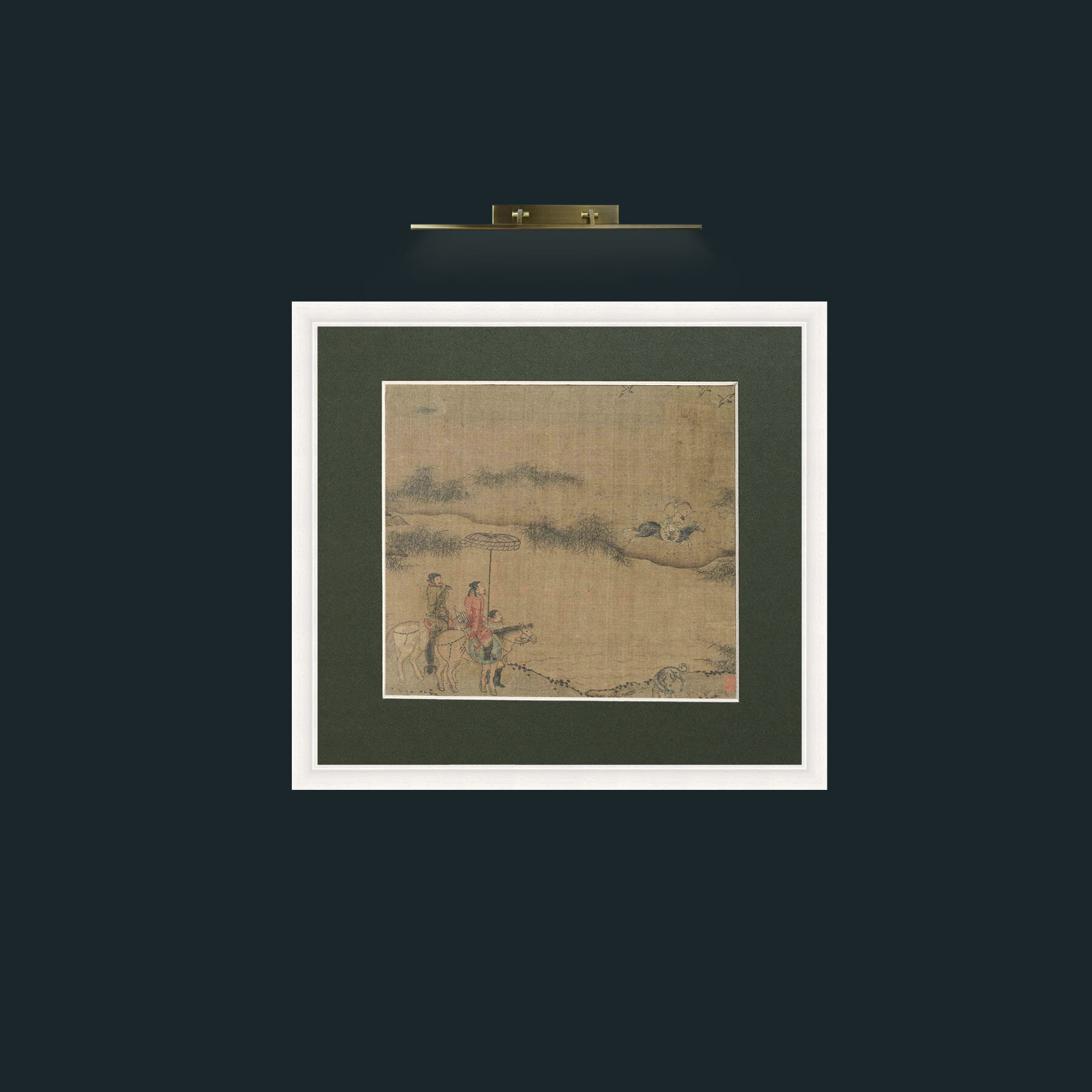 Art-Hunting-Frame-5White-Mount-2Green.jpg