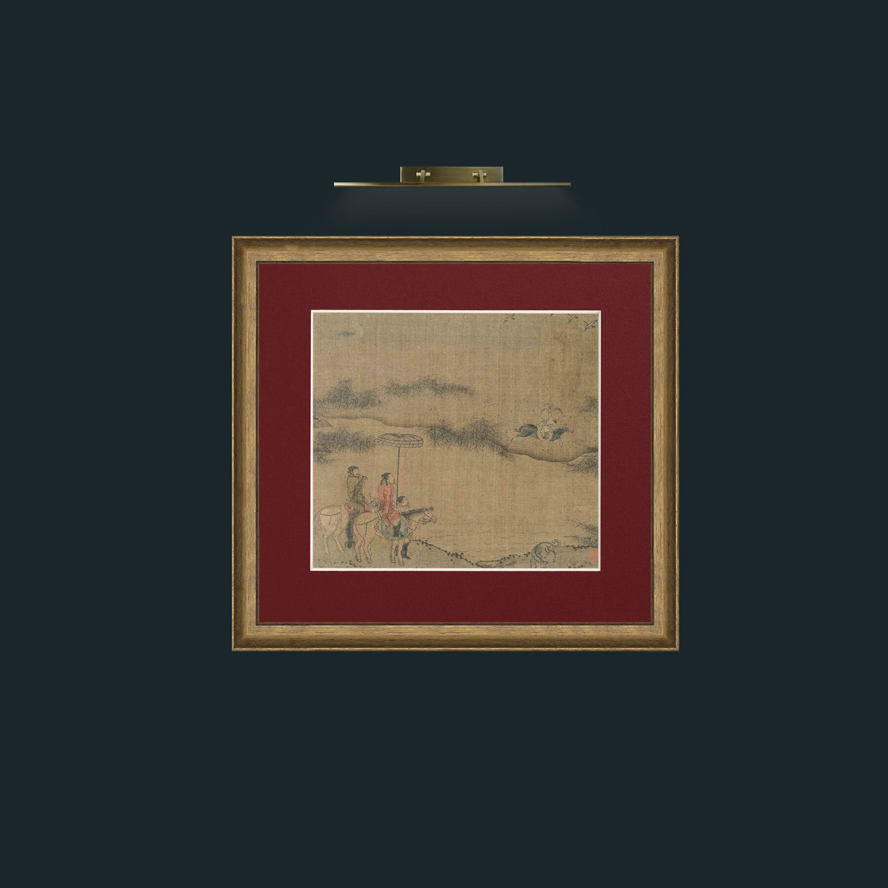 Art-Hunting-Frame-8RedGreenGilt-Mount-4Red.jpg