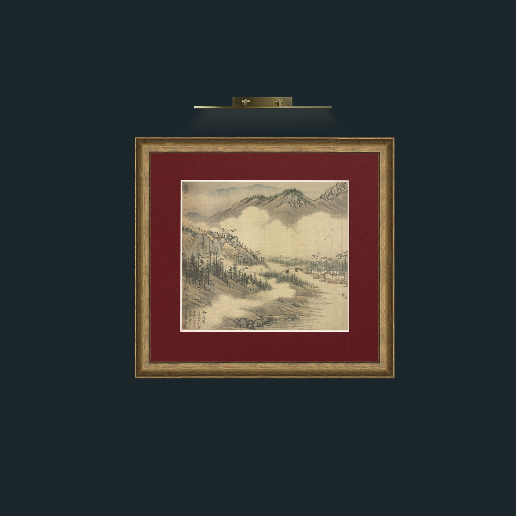 Art-Eighteen Views of Huzhou-Frame-8RedGreenGilt-Mount-4Red.jpg
