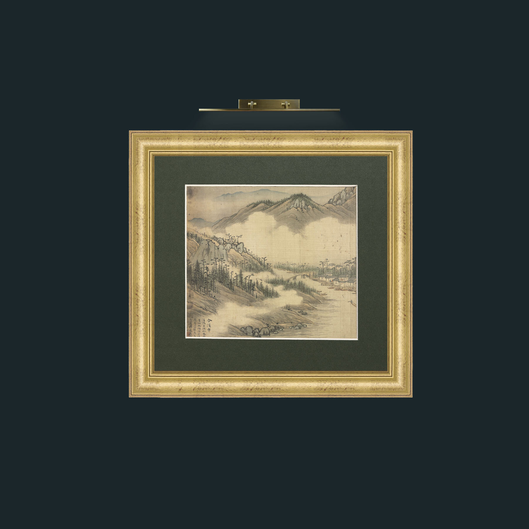 Art-Eighteen Views of Huzhou-Frame-9WideGilt-Mount-2Green.jpg