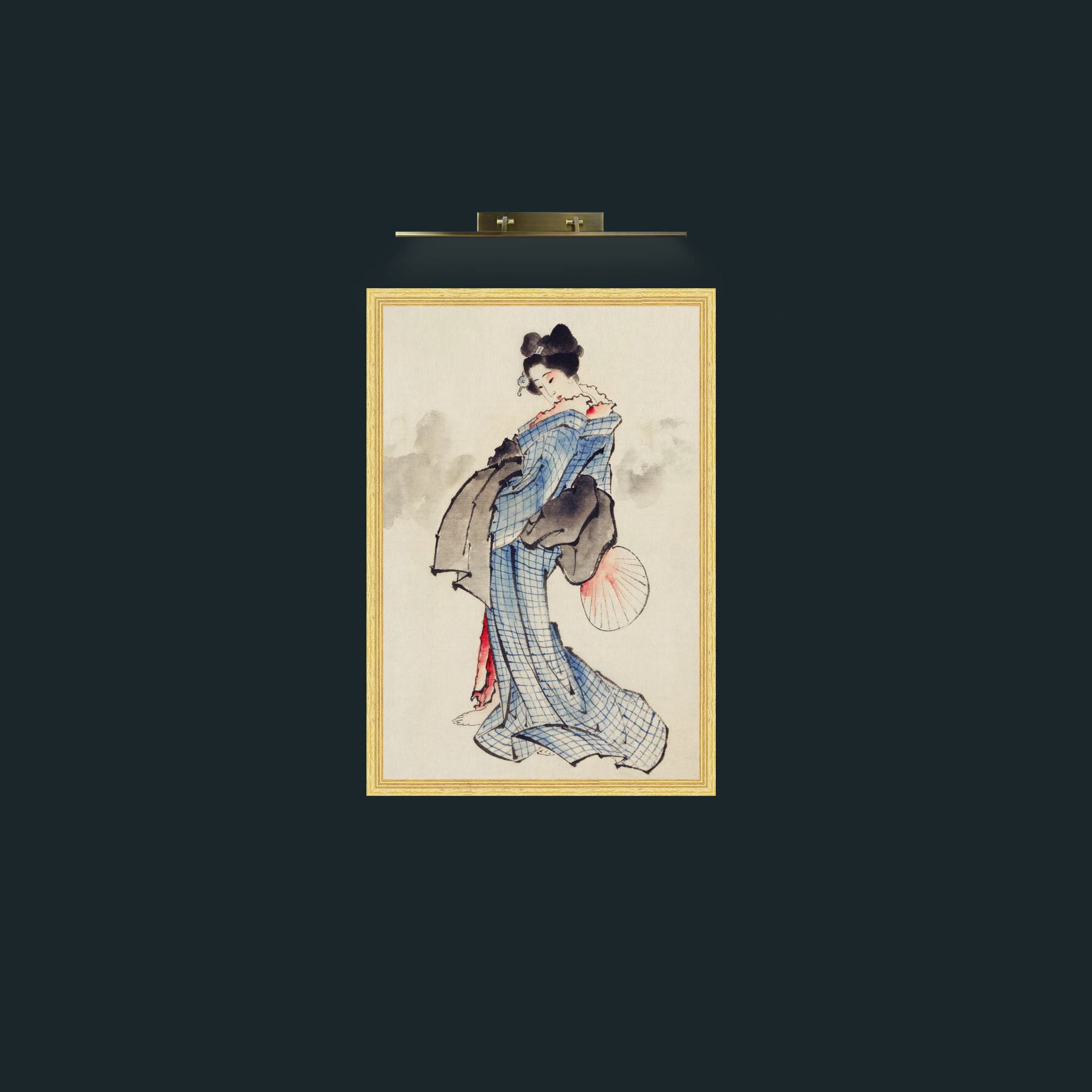 Art-Lady in Blue-Frame-4BevelledGilt.jpg