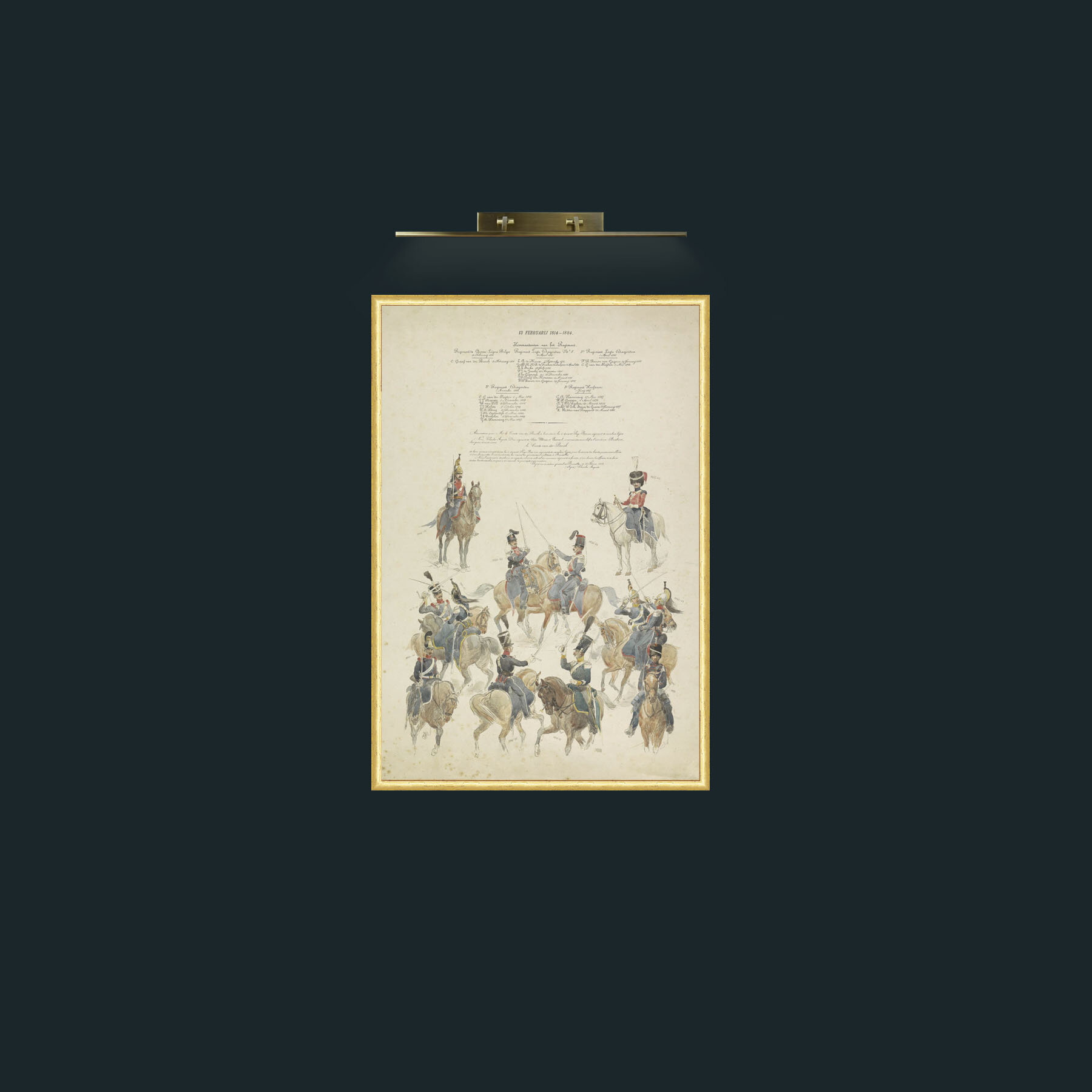Art-Regiment Ligte Dragondes-Frame-3RoundedGilt.jpg