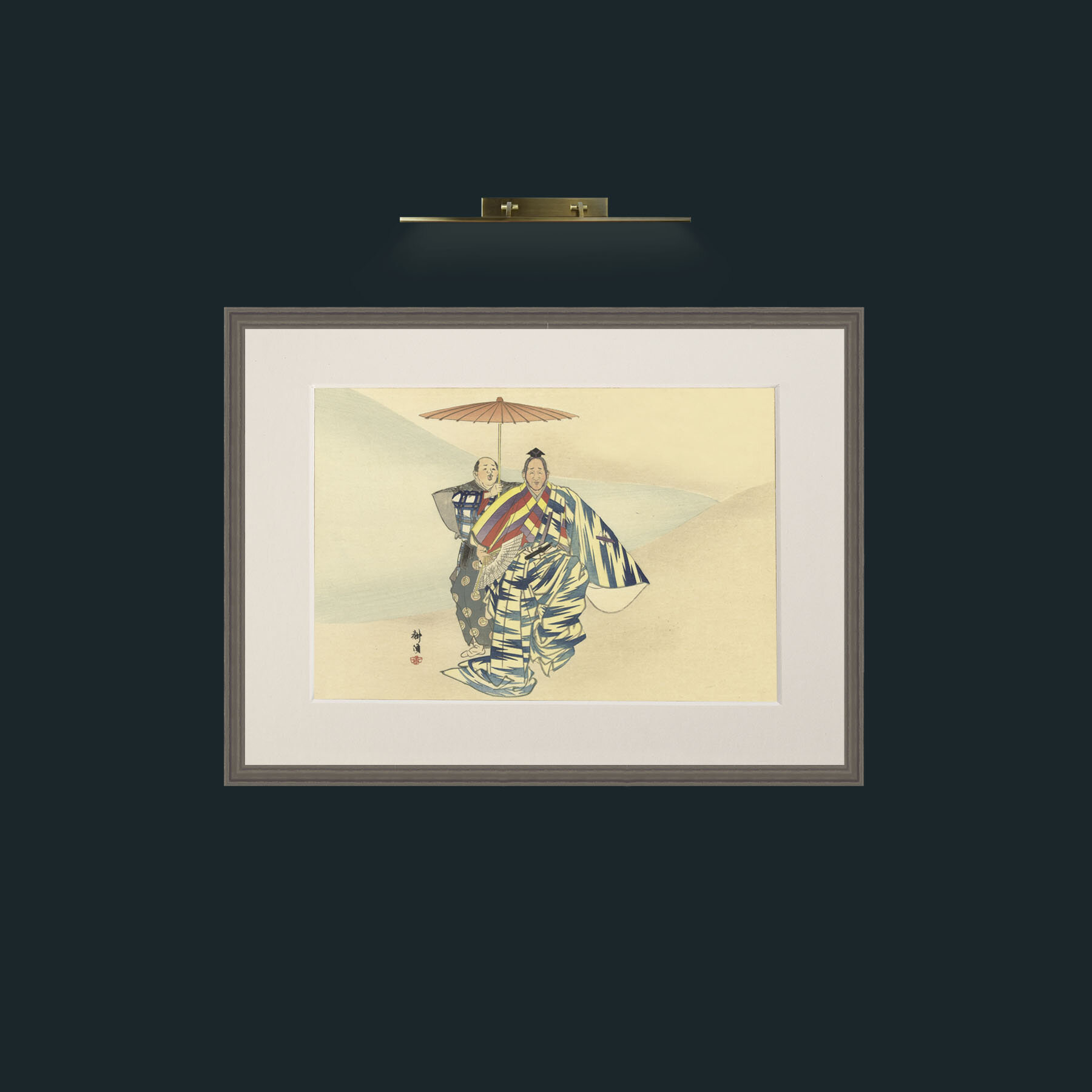 Art-Shade for One-Frame-6Grey-Mount-1Antique.jpg