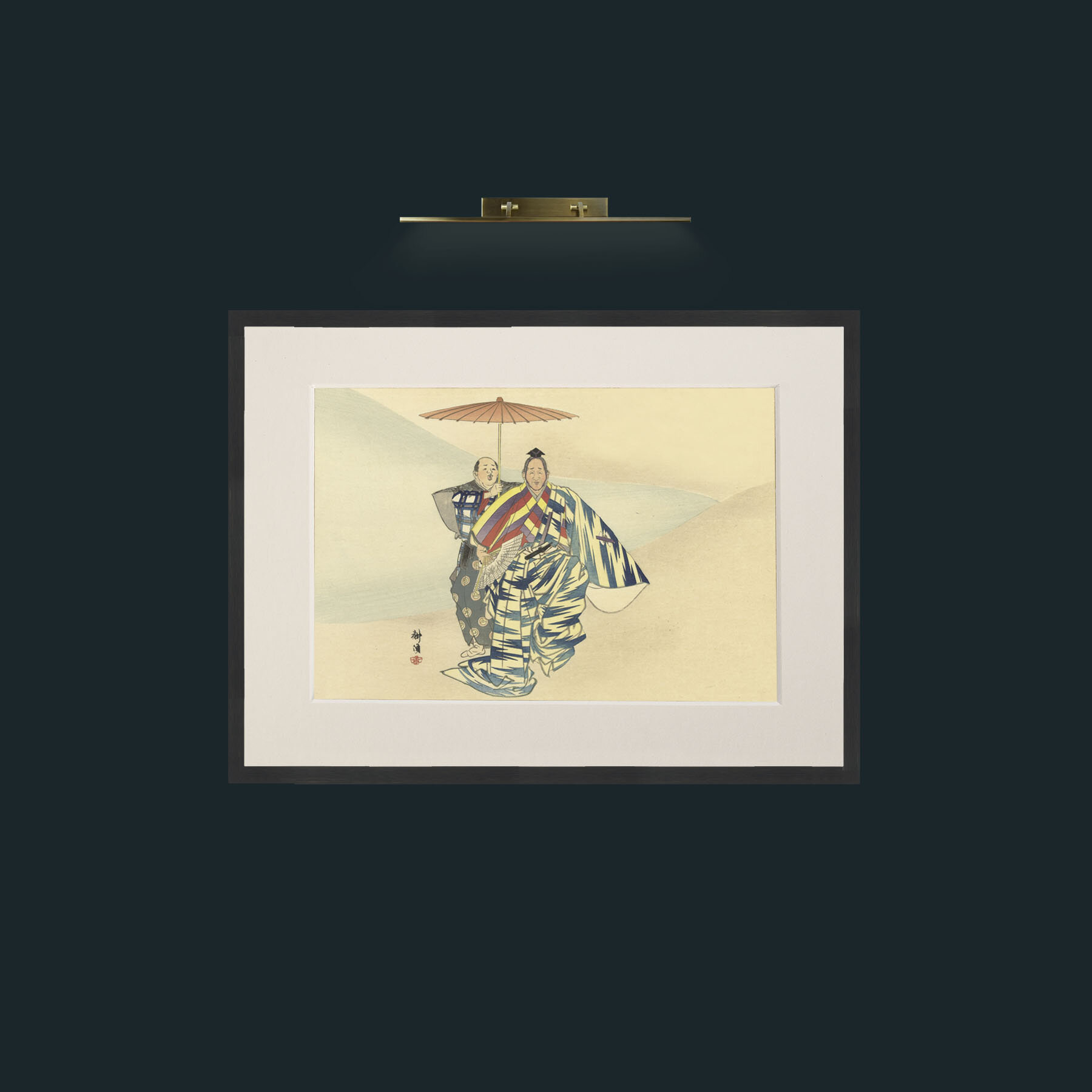 Art-Shade for One-Frame-7Black-Mount-1Antique.jpg