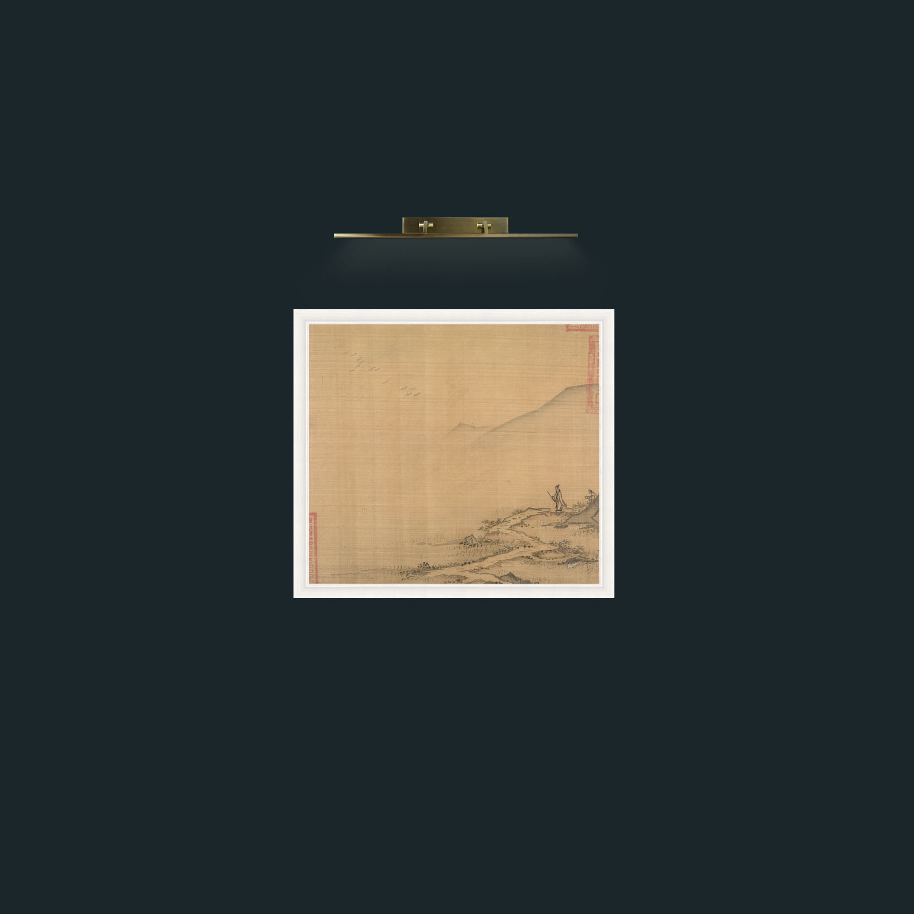 Art-Landscape with Flying Geese-Frame-5White.jpg